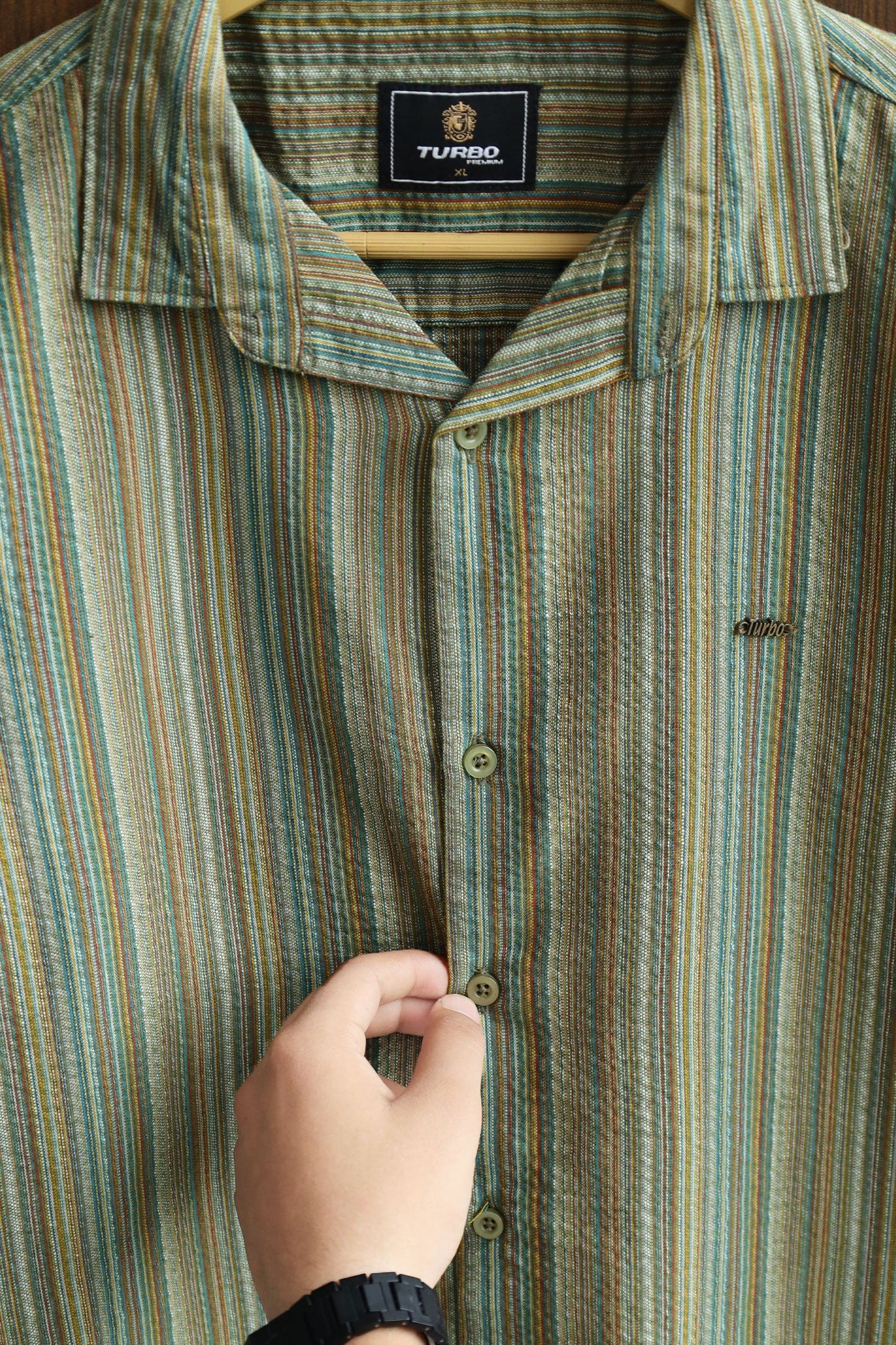 Turbo Spring Edit Textured Casual Shirt