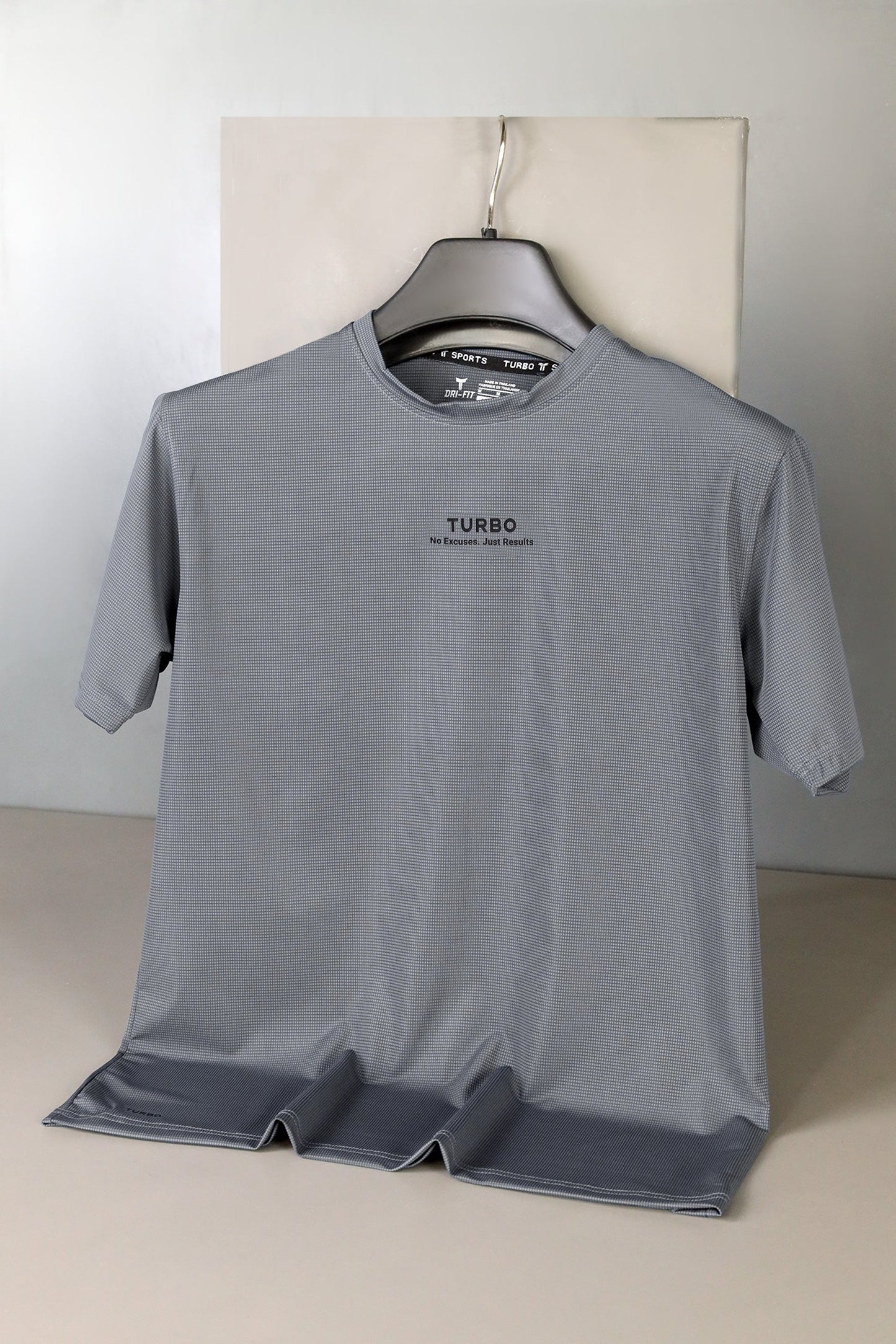 Turbo 'No Excuses' Grid-Tech Performance Dry-Fit Tee