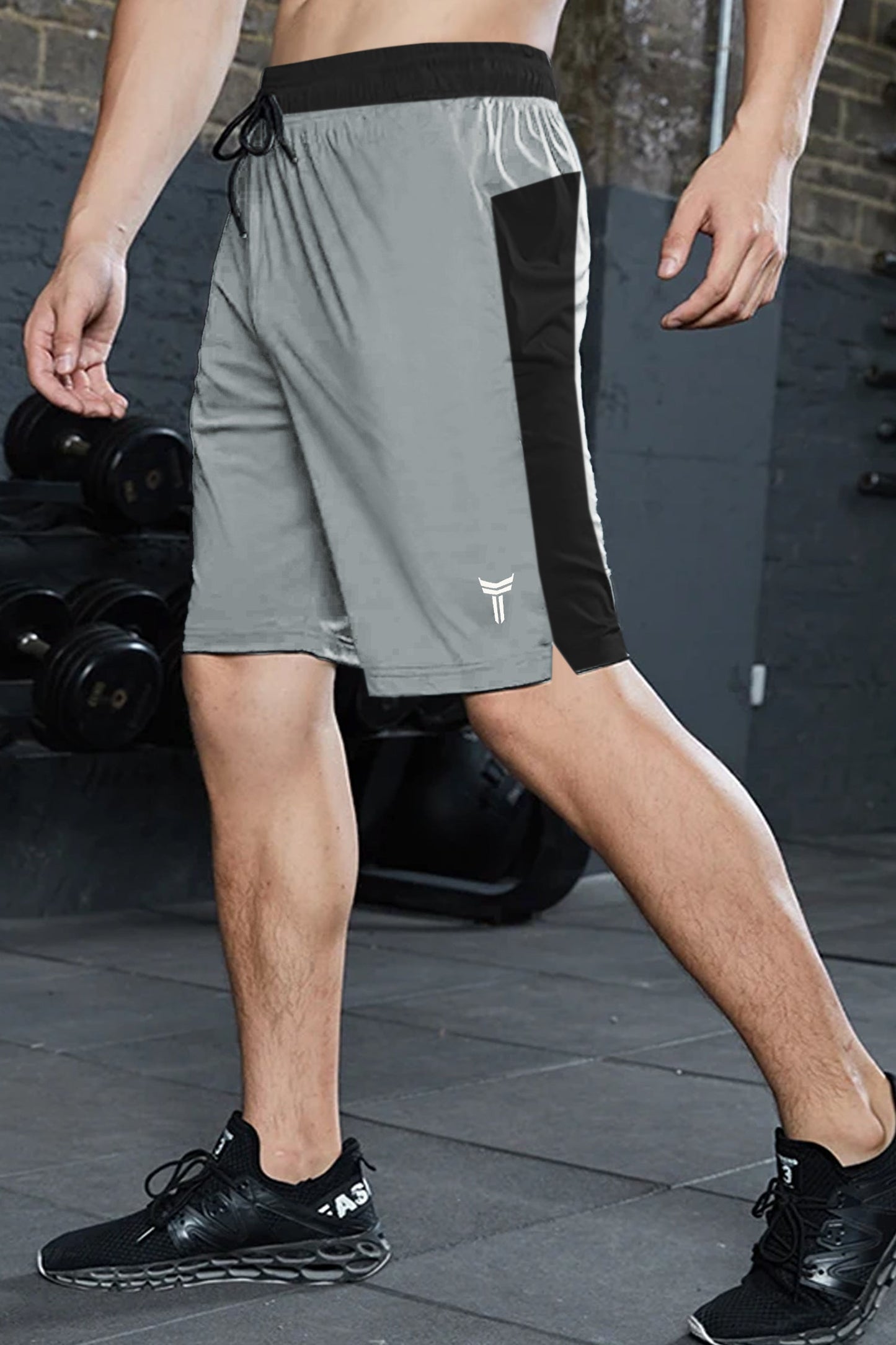 Turbo Ultra-Flex Pro Dry-Fit Training Men's Shorts In Slate Grey