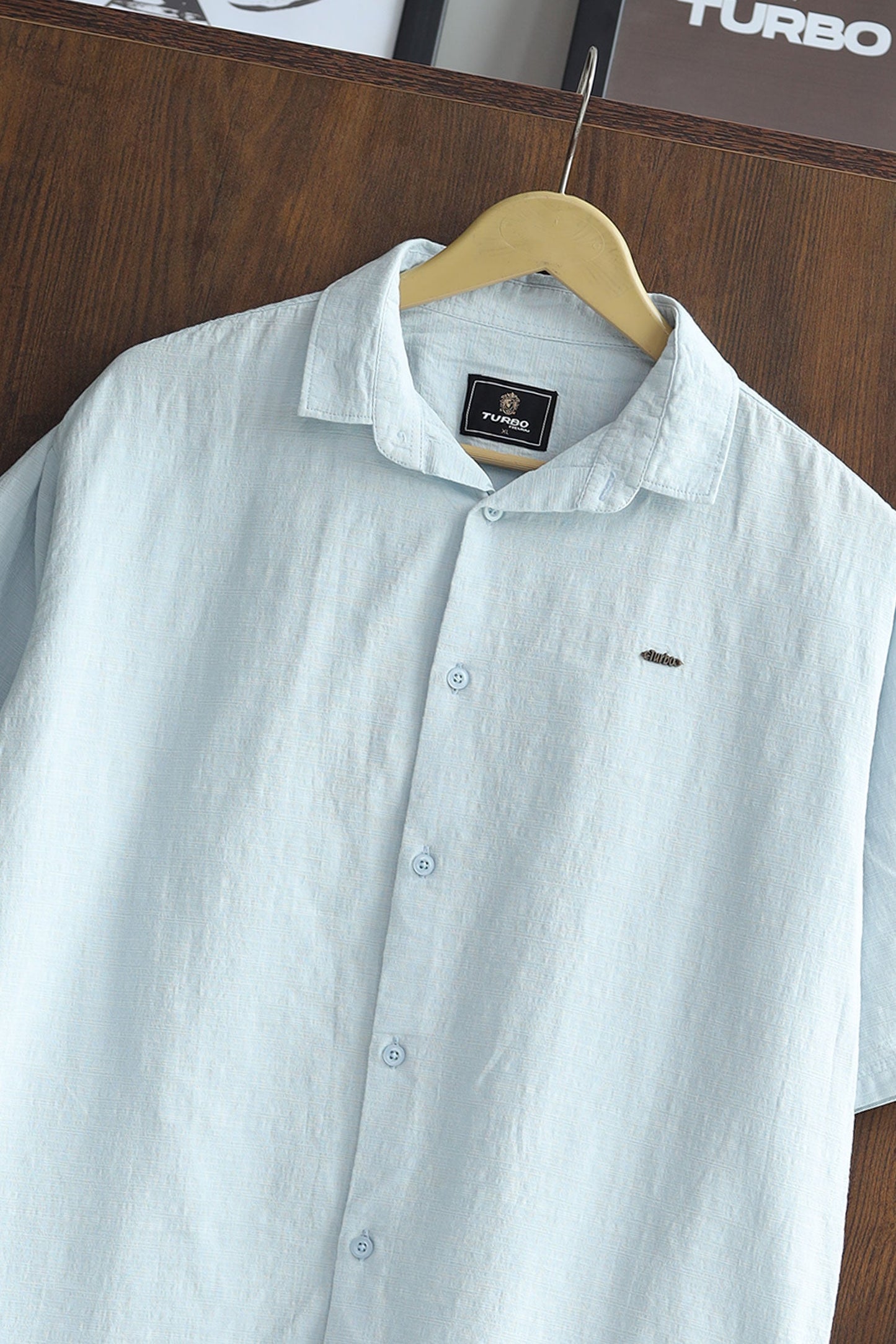 Turbo Textured Relaxed Fit Casual Shirt