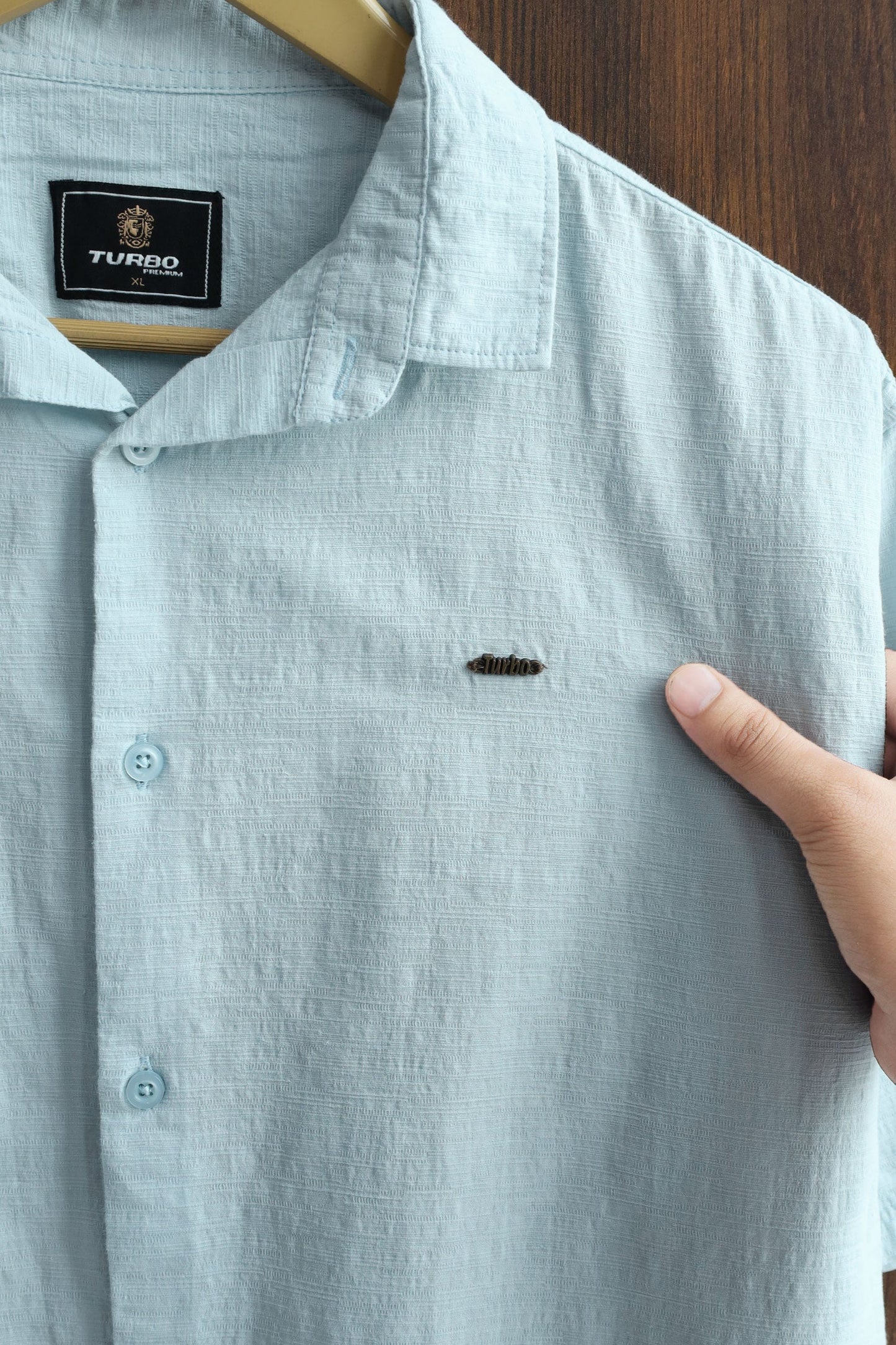 Turbo Textured Relaxed Fit Casual Shirt