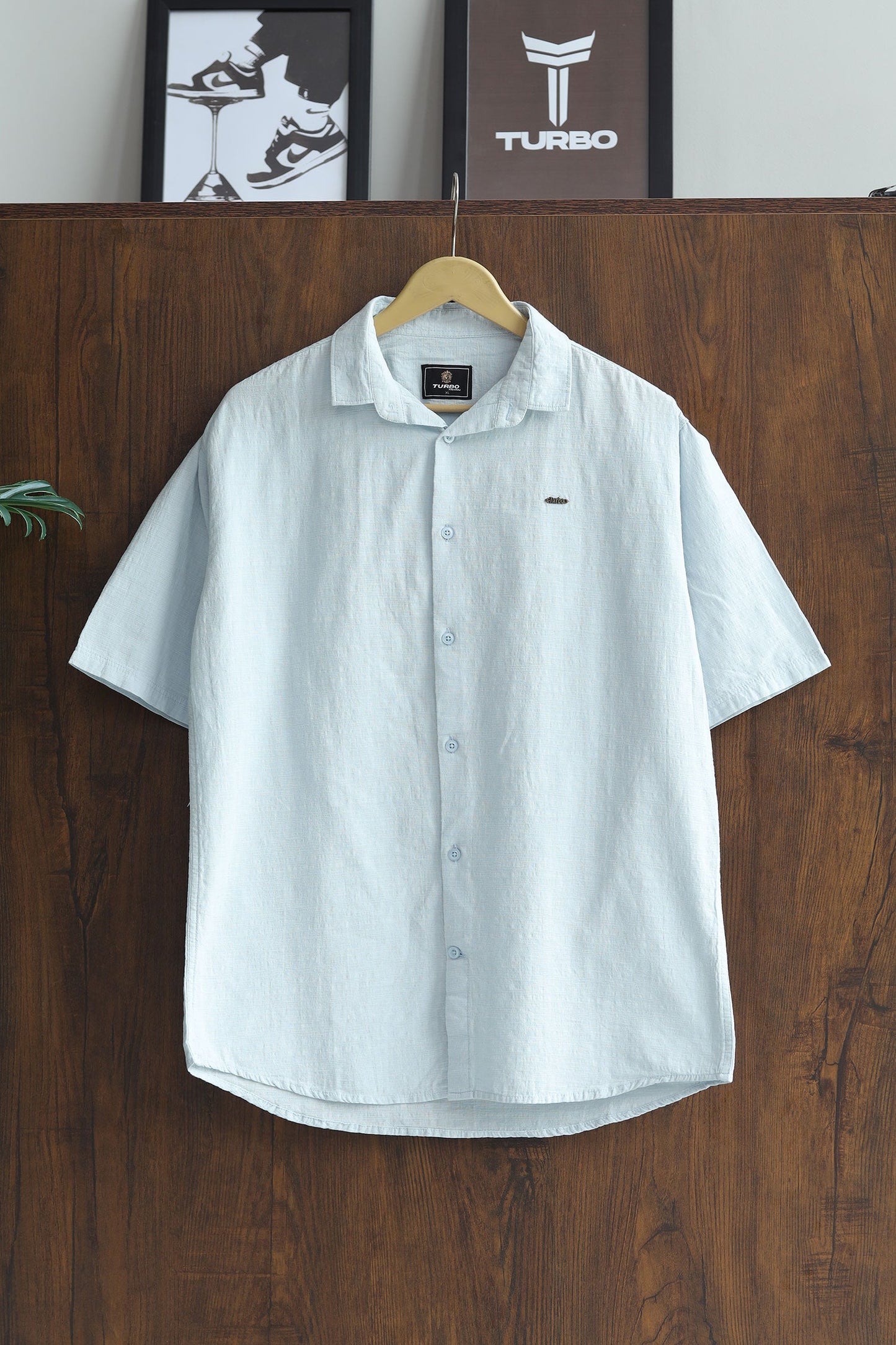 Turbo Textured Relaxed Fit Casual Shirt
