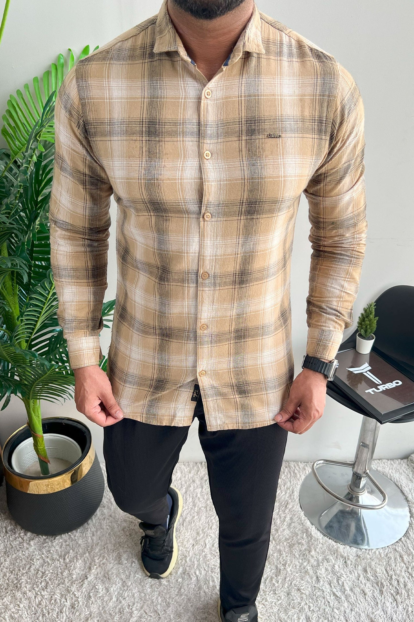 Fabrico Premium Flannel Long Sleeve Cotton Casual Shirt