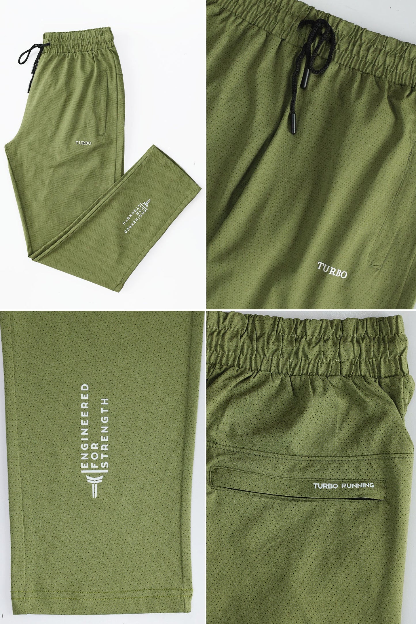 Turbo 'Kinetic-Stretch' Performance Dry-fit Trouser In Light Green