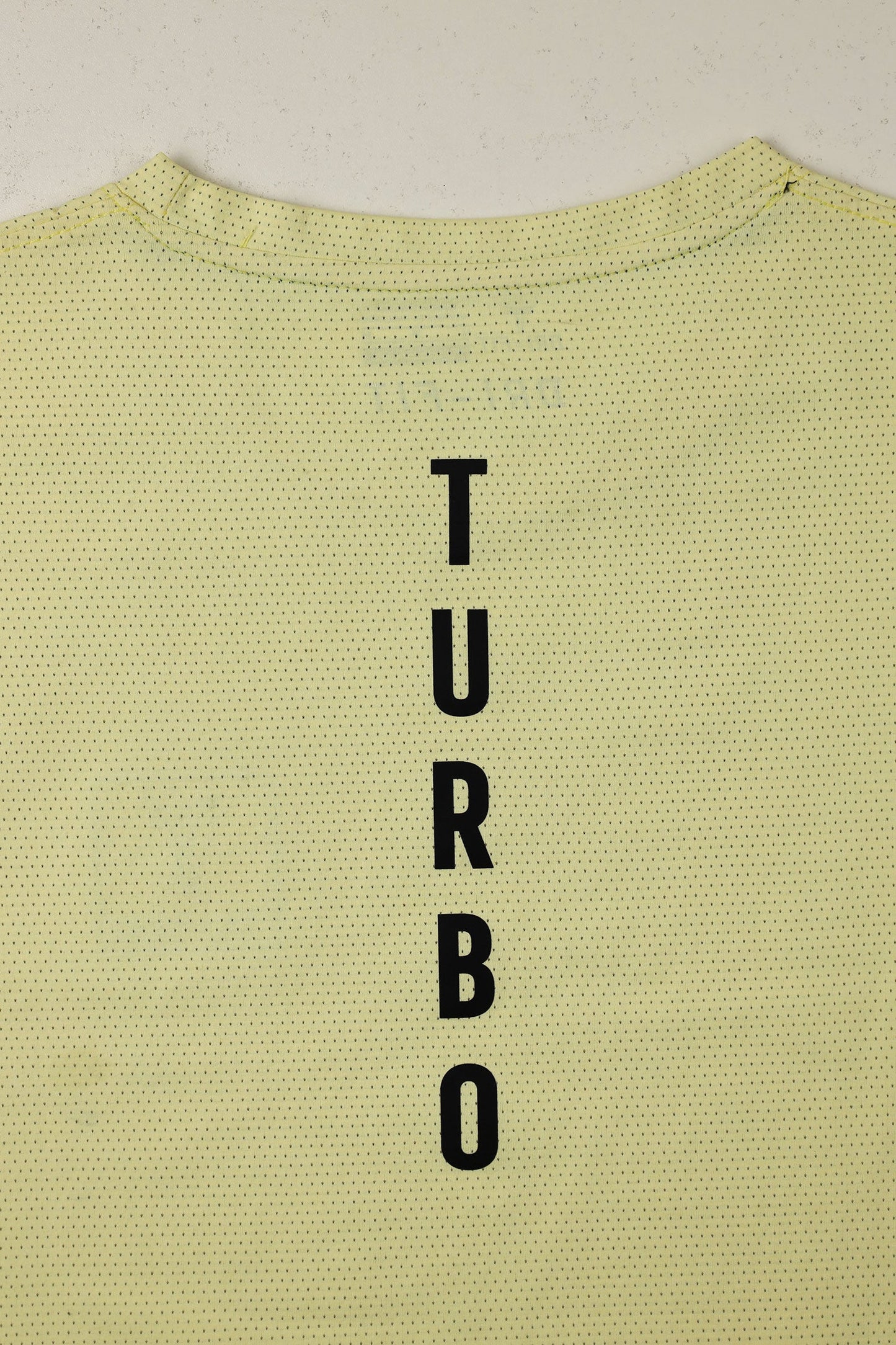 Turbo 'Aero-Flow' Perforated Running Dry-Fit Tee In Light Lemon