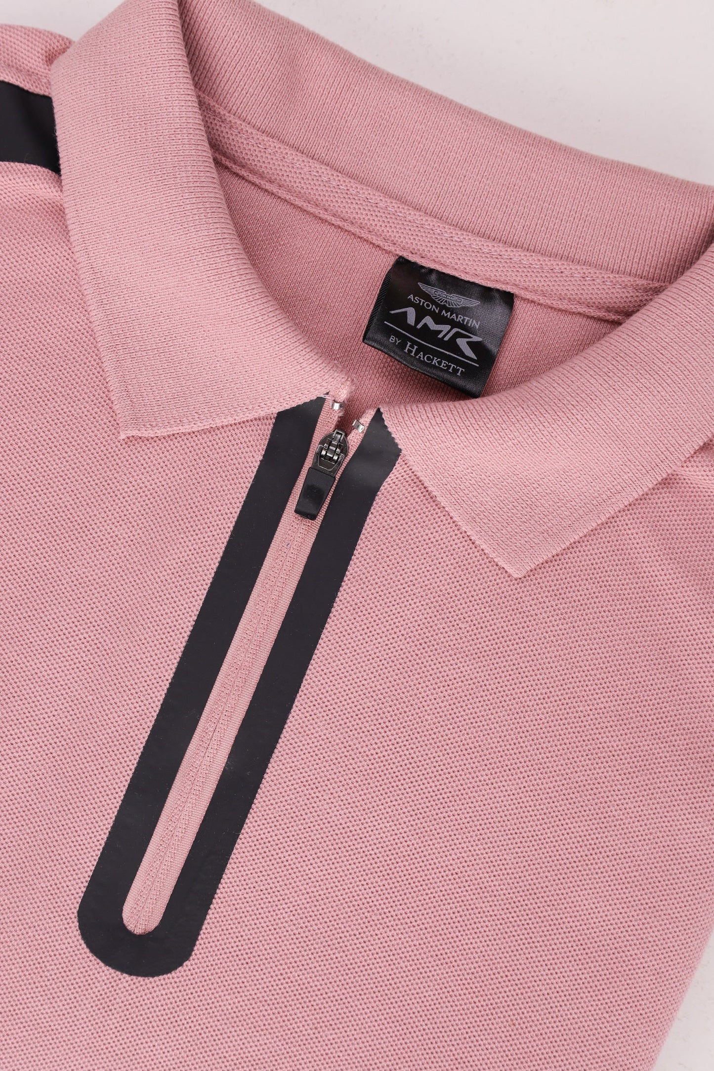Hackt Lndn AMR Performance Zip-Placket Men's Polo Shirt