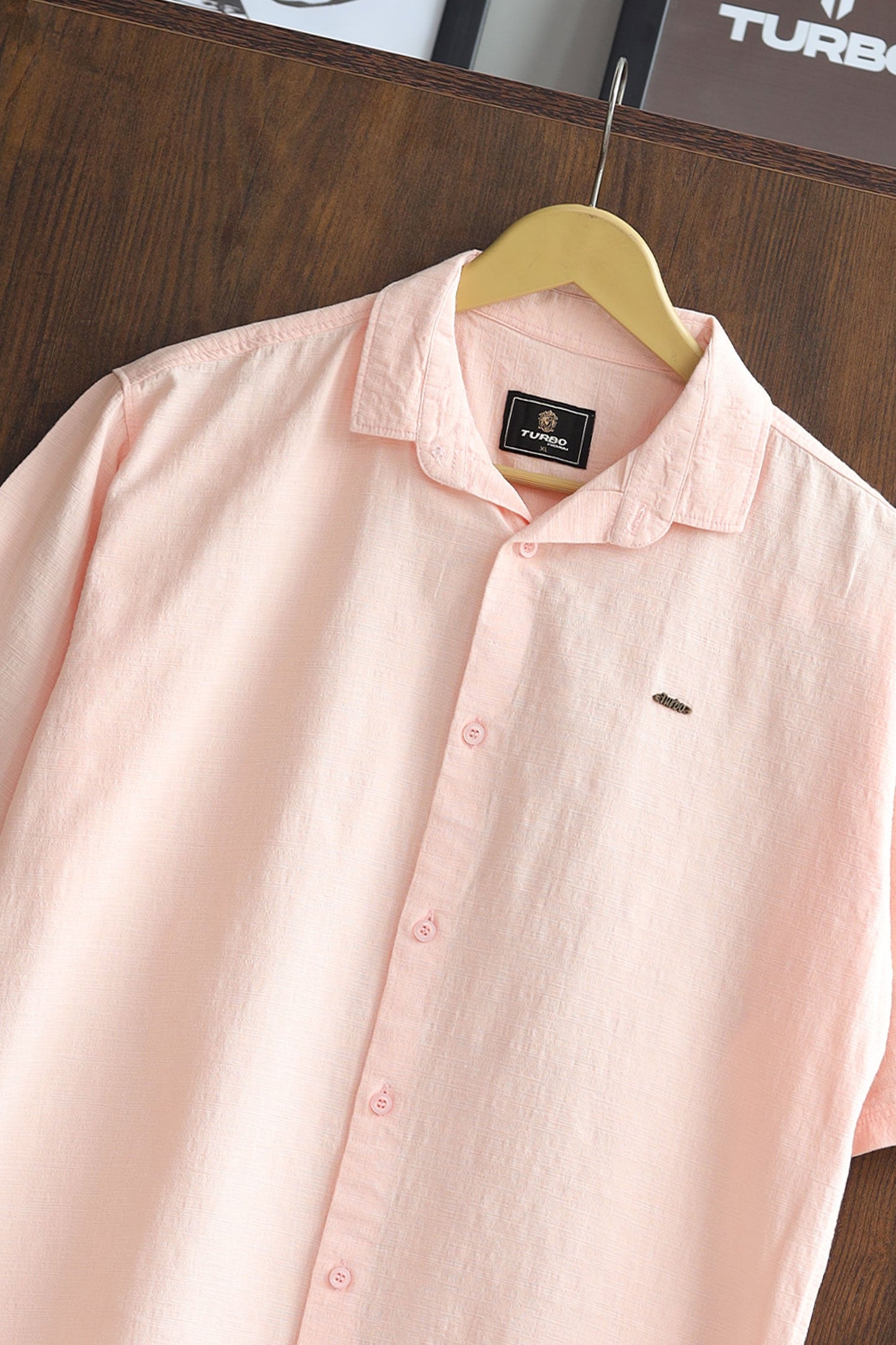 Turbo Textured Relaxed Fit Casual Shirt