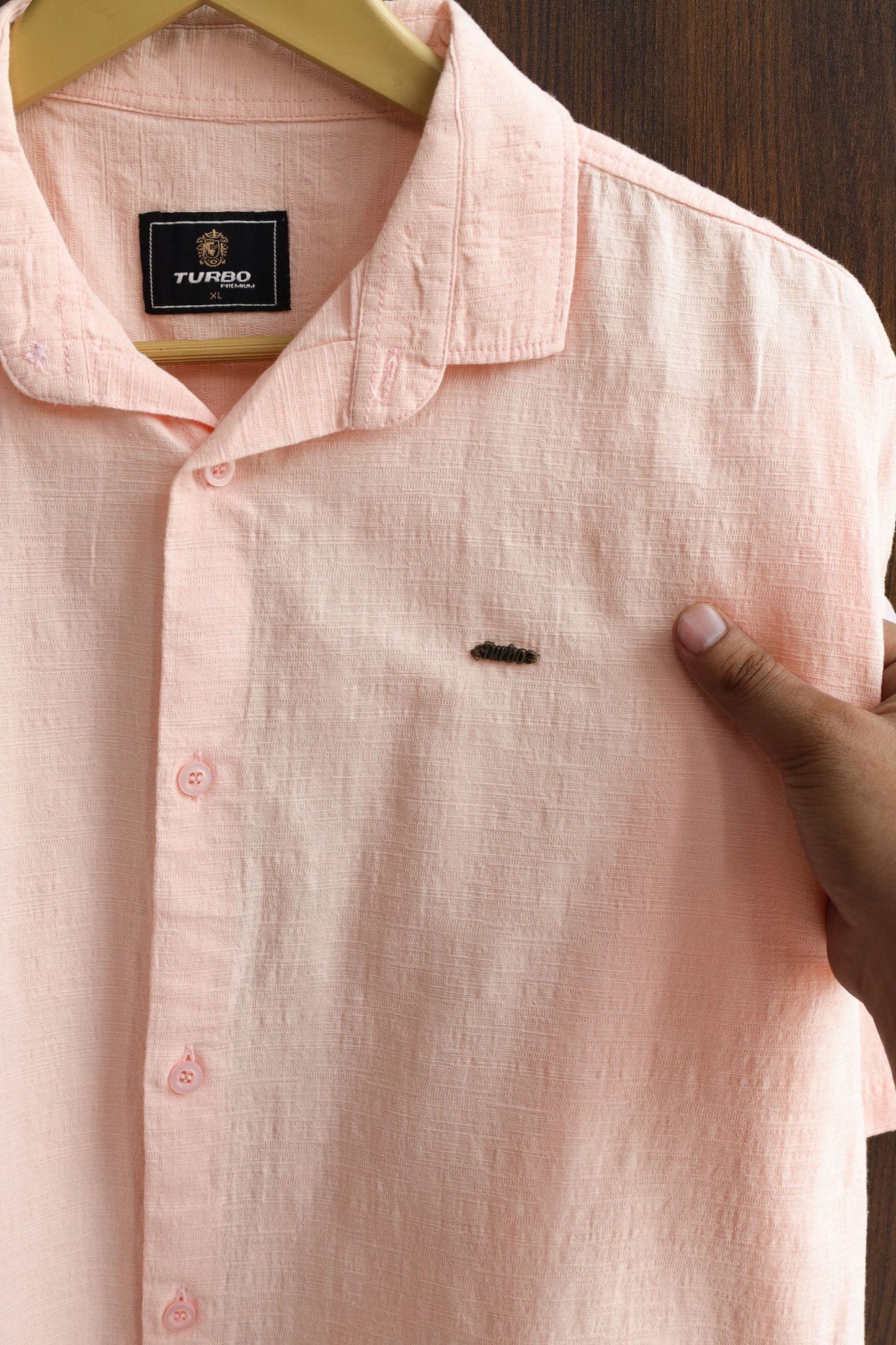 Turbo Textured Relaxed Fit Casual Shirt
