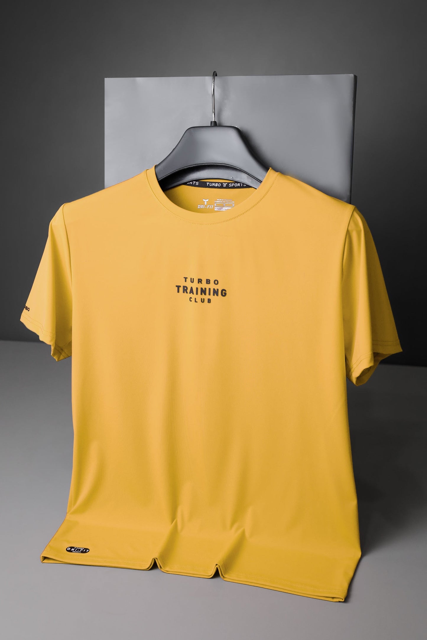 Turbo Training Club Climacool Mesh Dry-Fit Tee In Light Yellow
