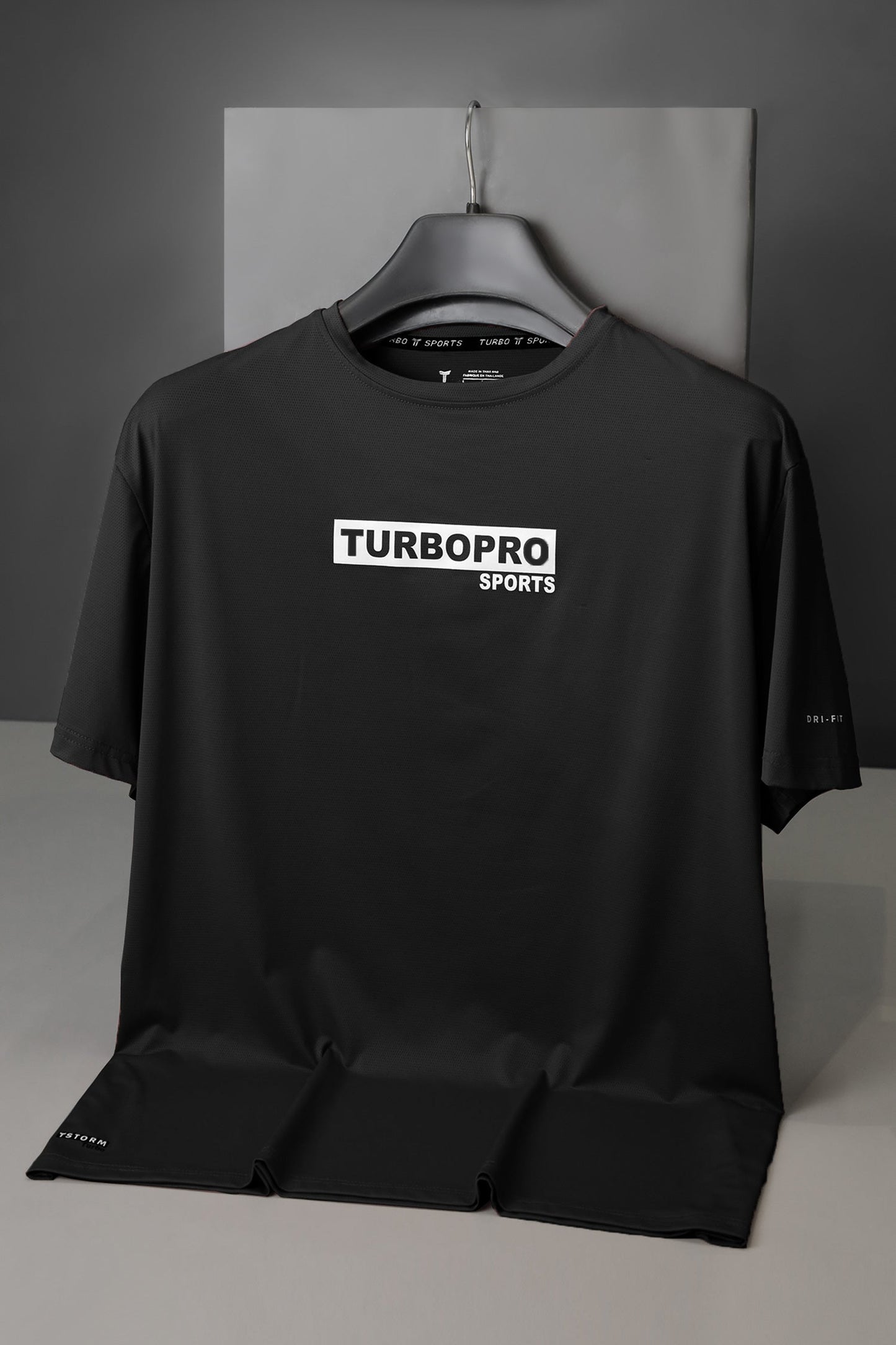 Turbo Pro Sports Climalite Mesh Dry-Fit Tee In Black