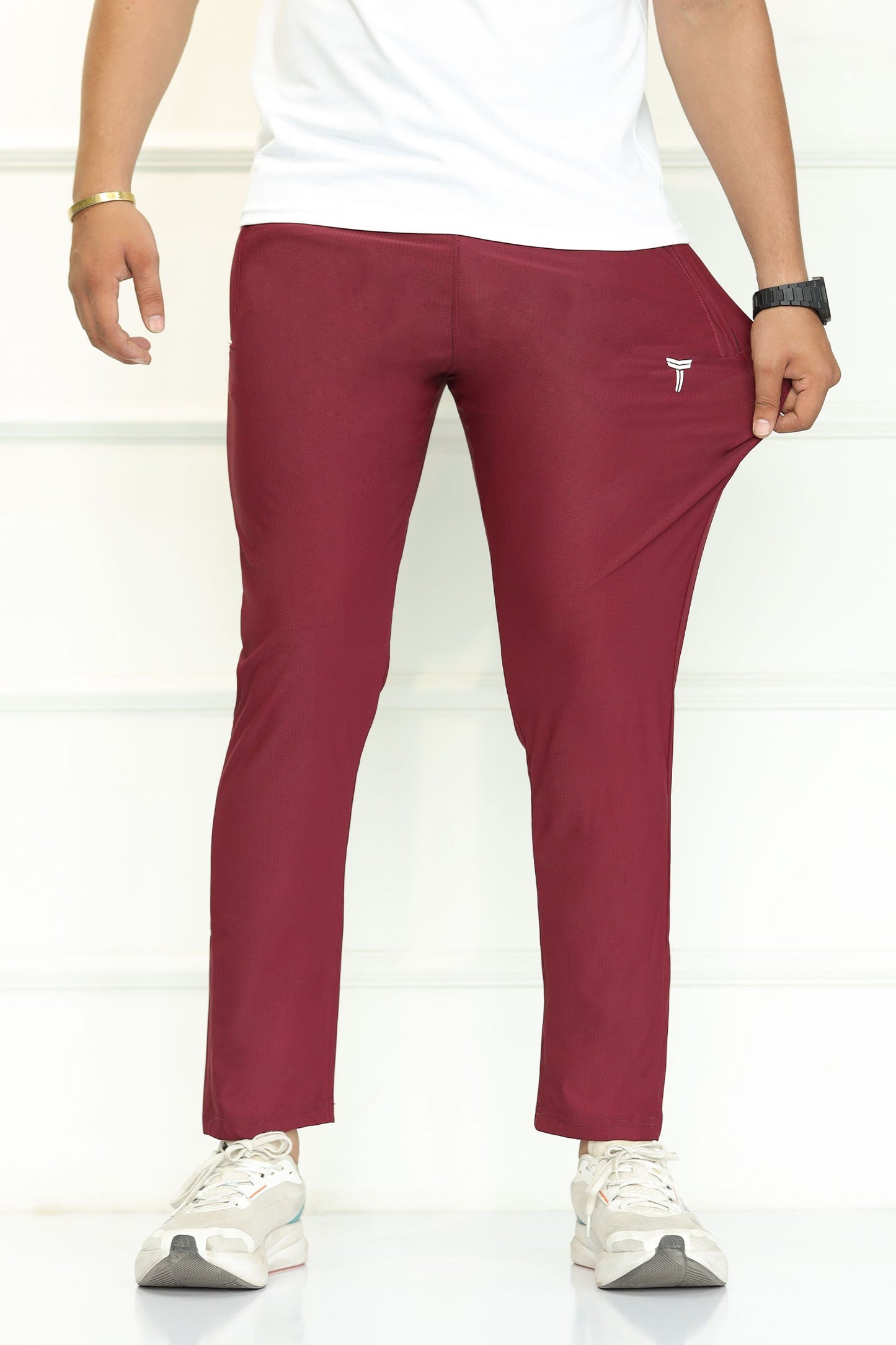 Turbo Active Flow Performance Men's Dryfit Trouser In Maroon