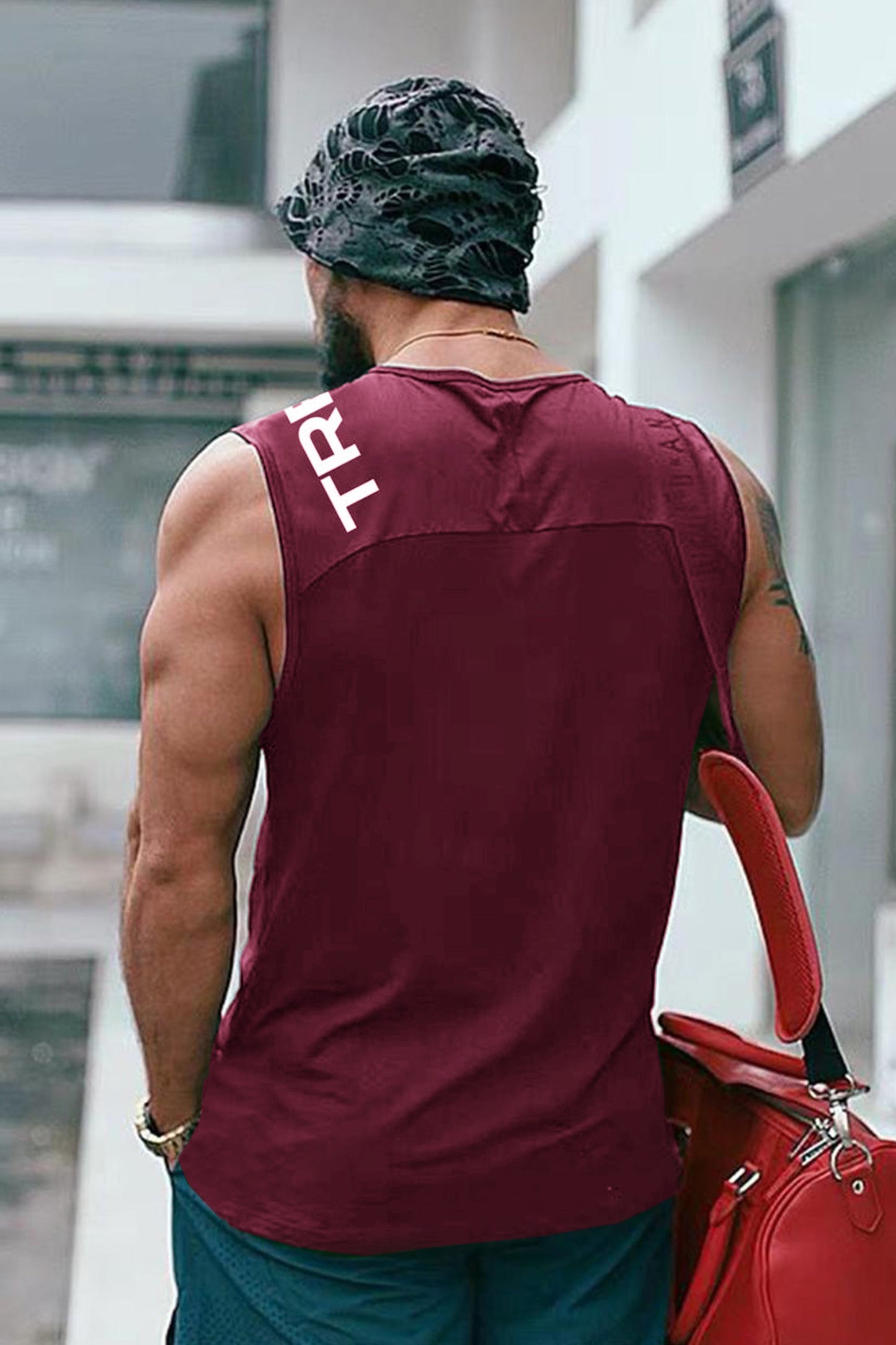 Turbo 'Athletics' Division Men Sando In Maroon