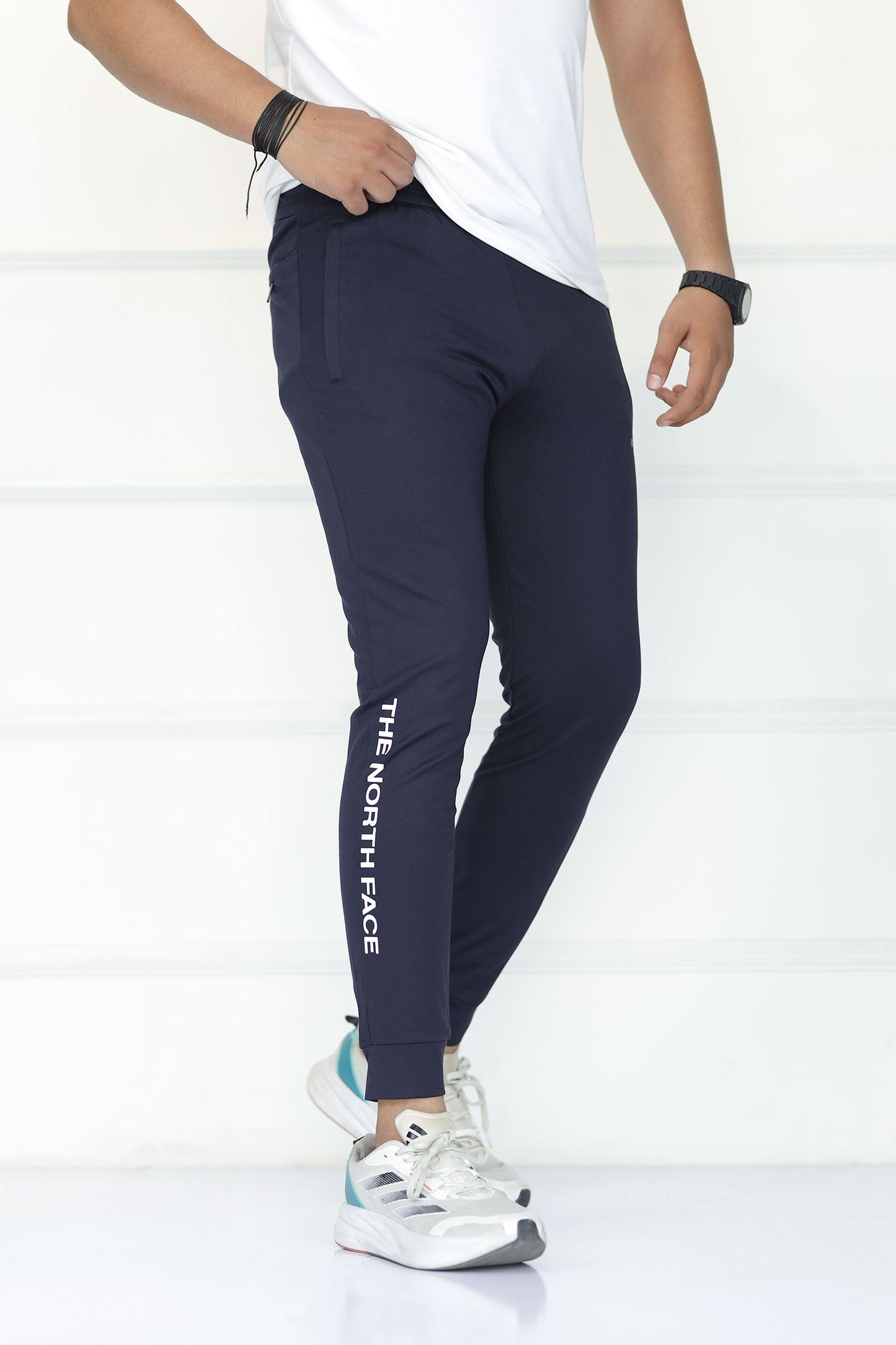 Nrth Fce 'The North-Flex' Athletic Cut SlimFit Trouser In Navy Blue