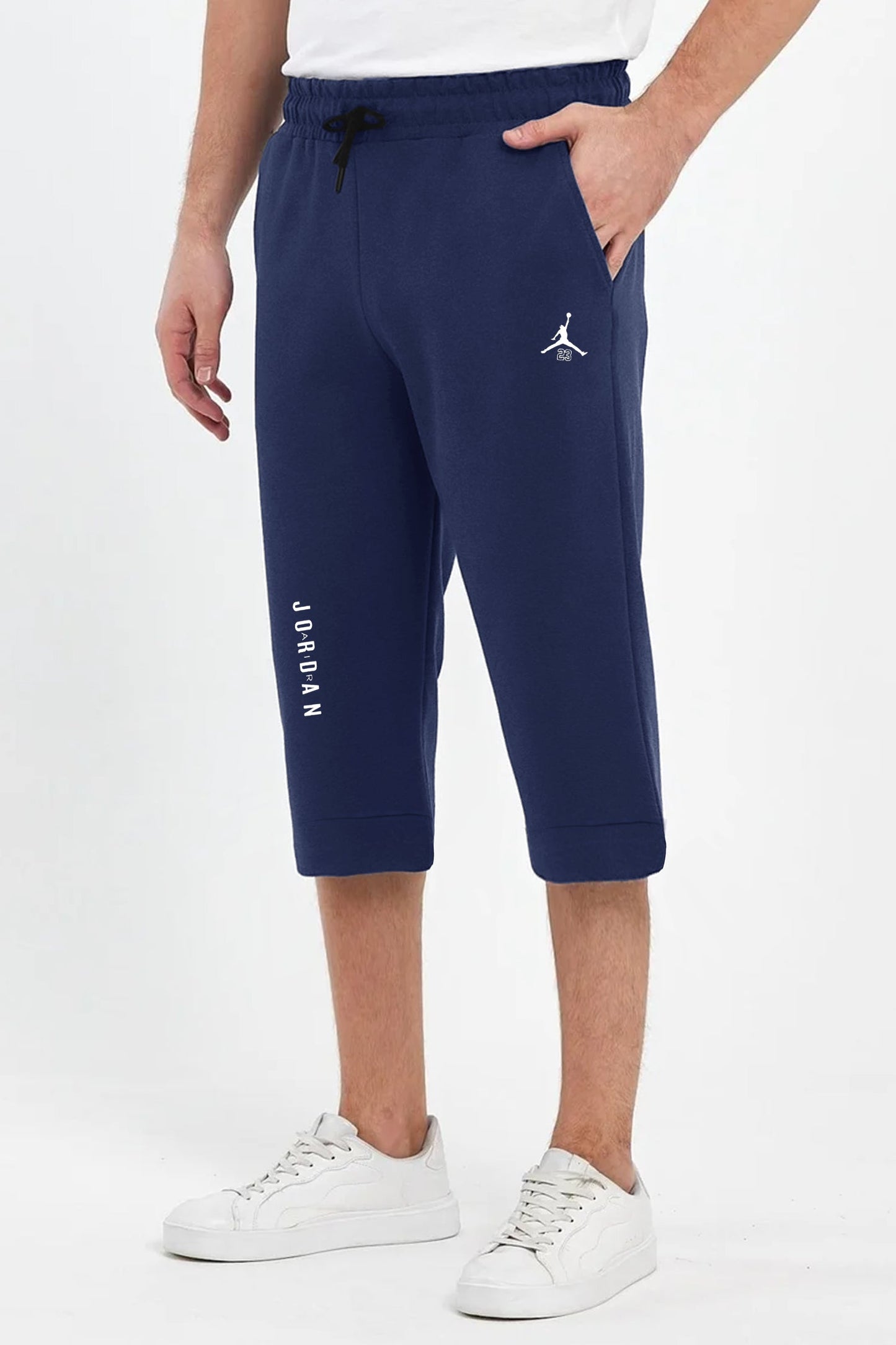 Jrdn Air'23 Classic Premium Men's Shorts In Navy Blue