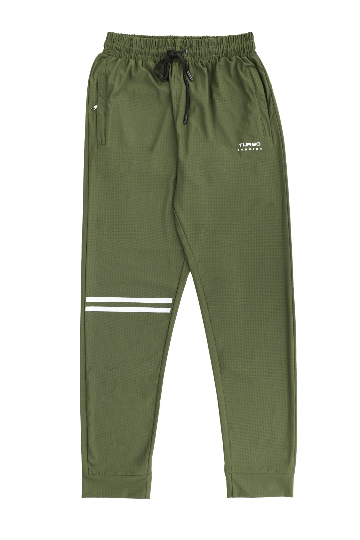 Turbo 'The Stride' Division Running Men's Dryfit Trouser In Olive Green
