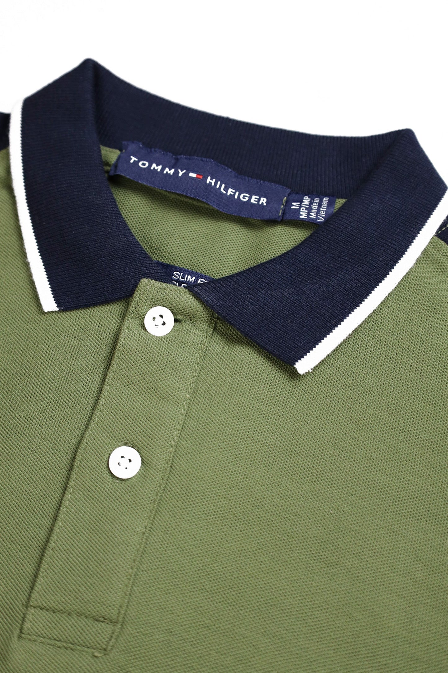 Tomy Hilfiger Signature Elite Men’s Polo Shirt In Olive