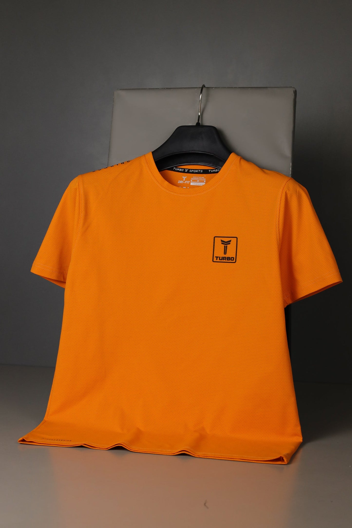 Turbo 'Aero-Flow' Perforated Running Dry-Fit Tee In Orange