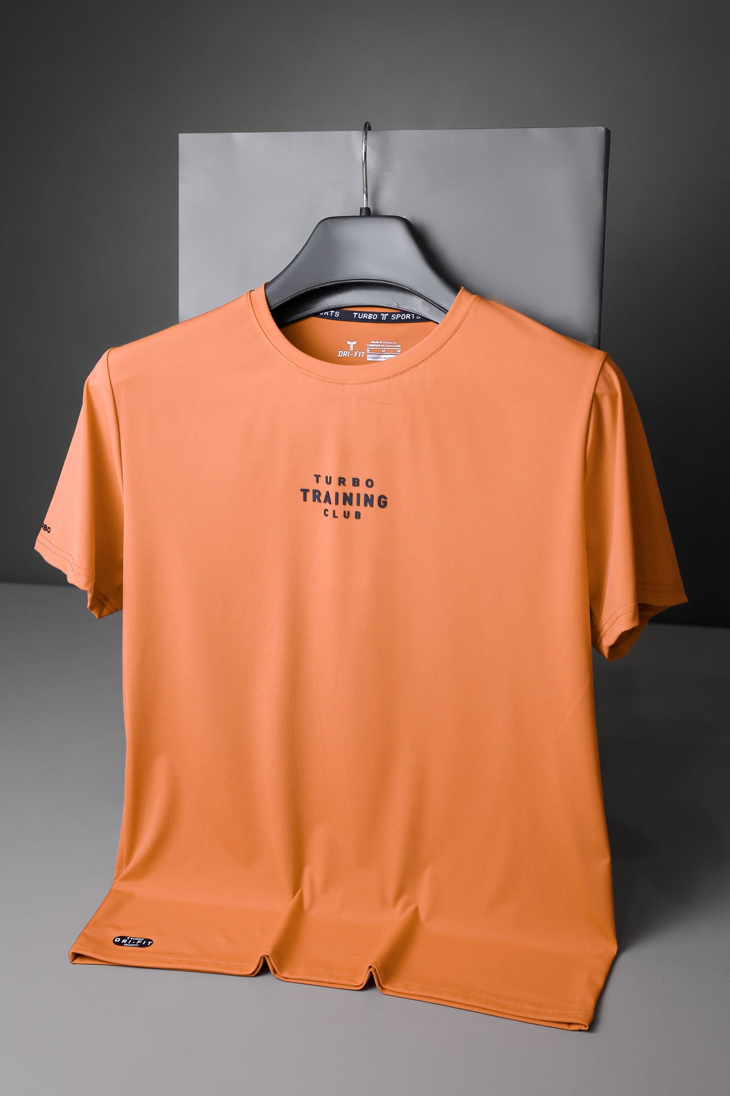 Turbo Training Club Climacool Mesh Dry-Fit Tee In Orange