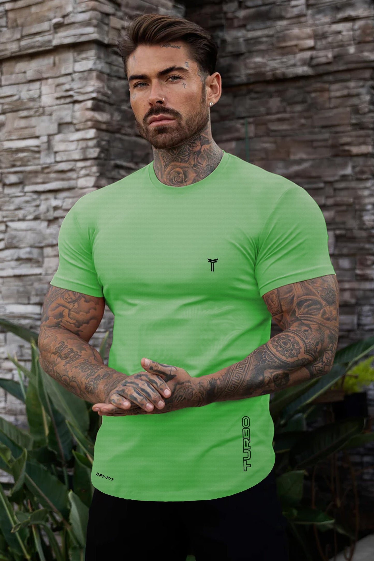 Turbo 'Street-Style' Drop-Shoulder Graphic Dry-Fit Tee