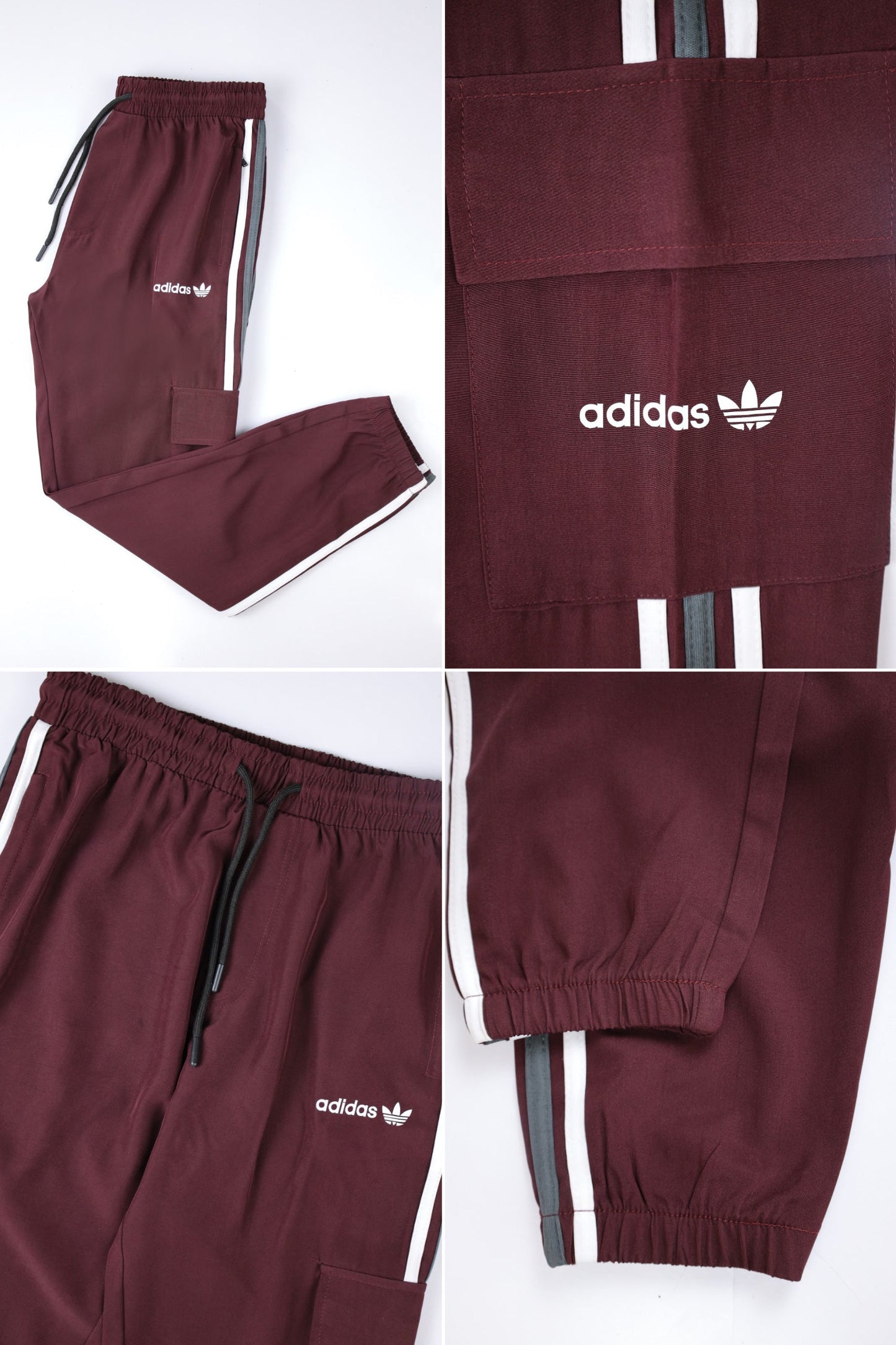 Adds Micro Stripes Slimfit Imported Sportswear Trouser