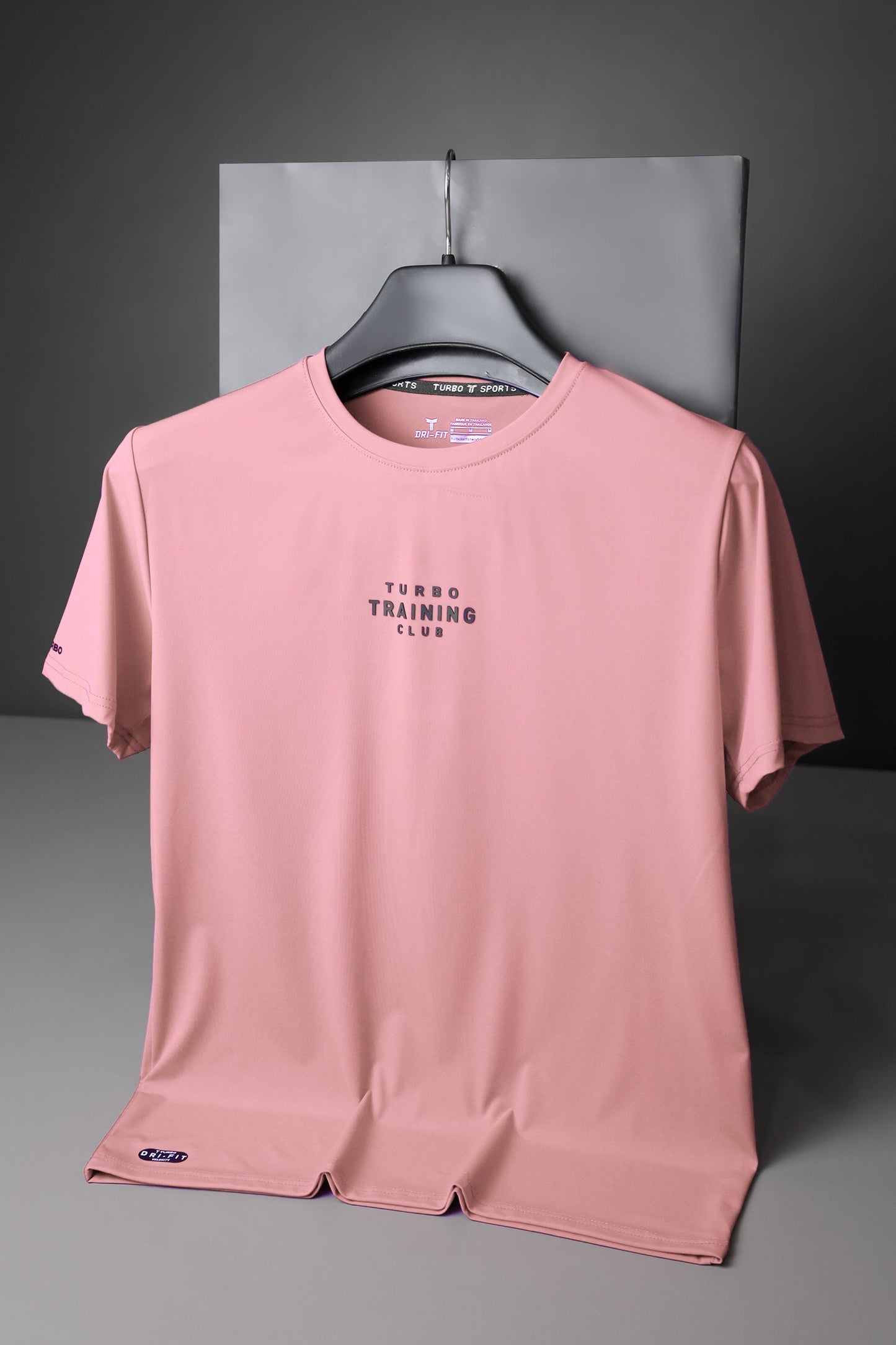 Turbo Training Club Climacool Mesh Dry-Fit Tee In Pastel Pink