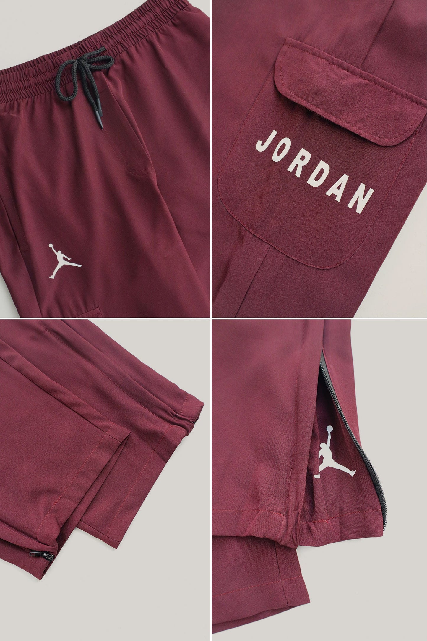 Jrdn 'Flare-Zip' Tactical Cargo-Style Micron Sportswear Trouser