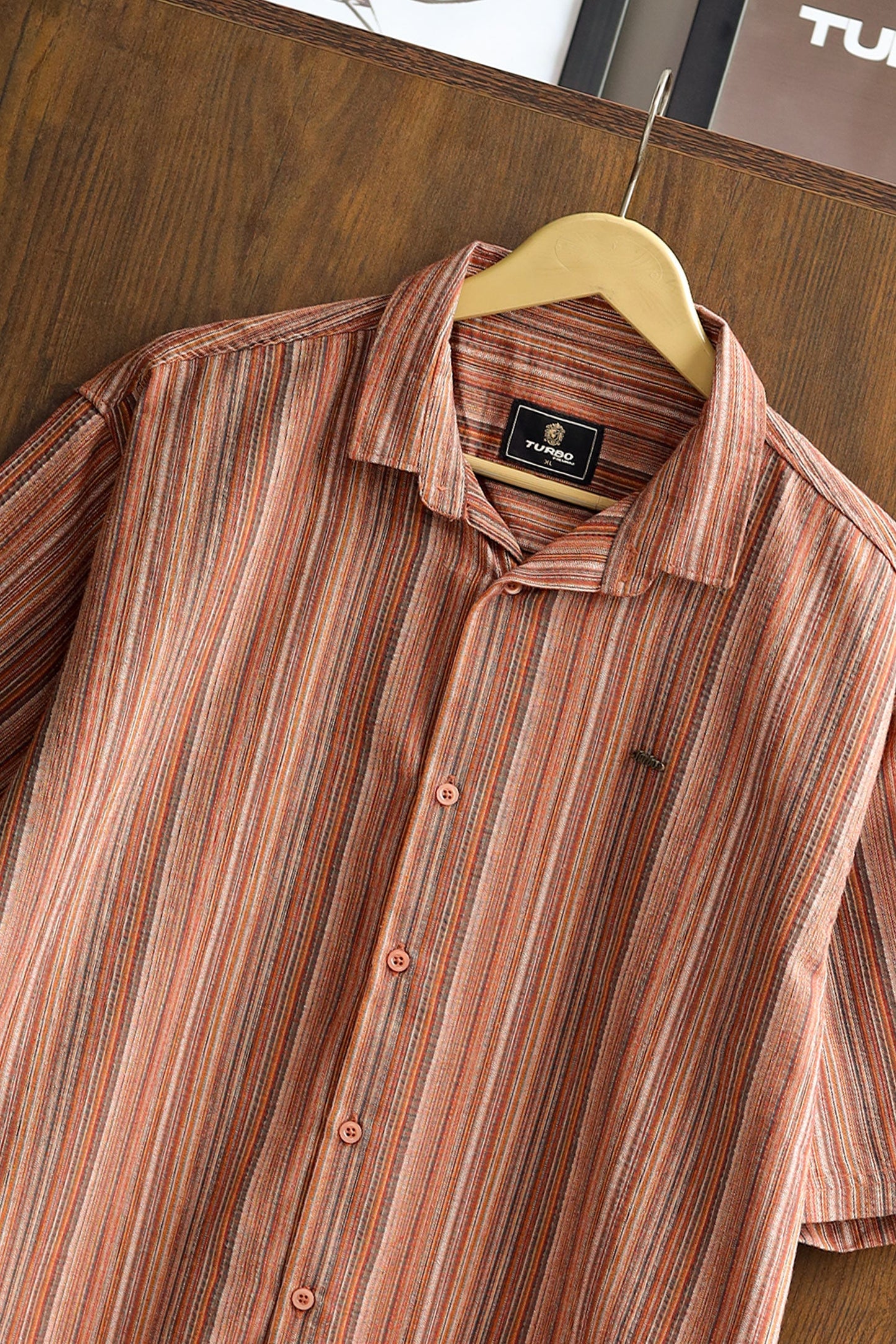 Turbo Spring Edit Textured Casual Shirt