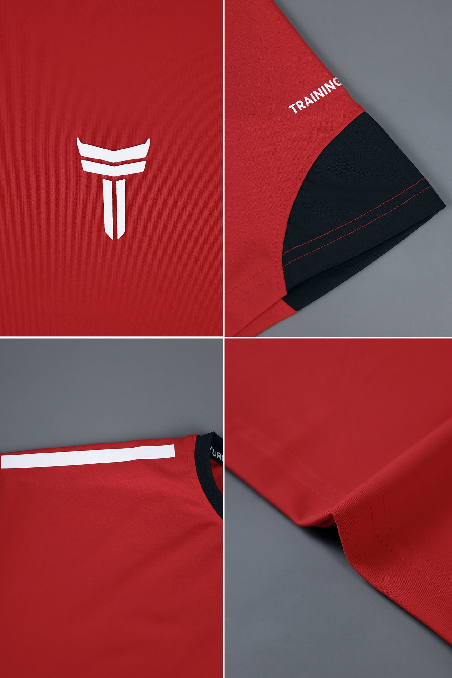 Turbo T-Storm Performance Climalite Dry-Fit Tee In Red