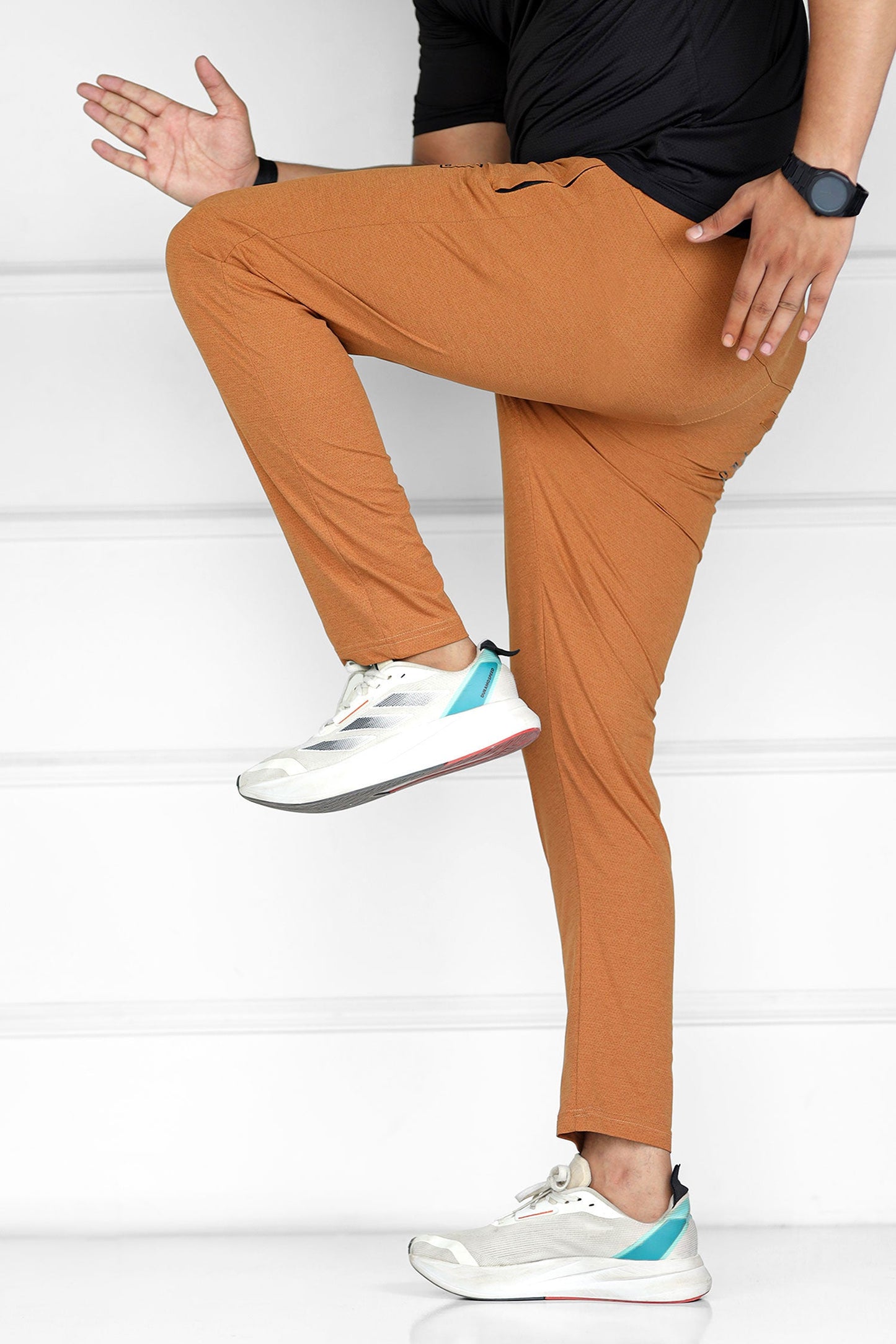 Turbo 'Fitness Club' Team Issue Sportswear Men's Dryfit Trouser In Rust