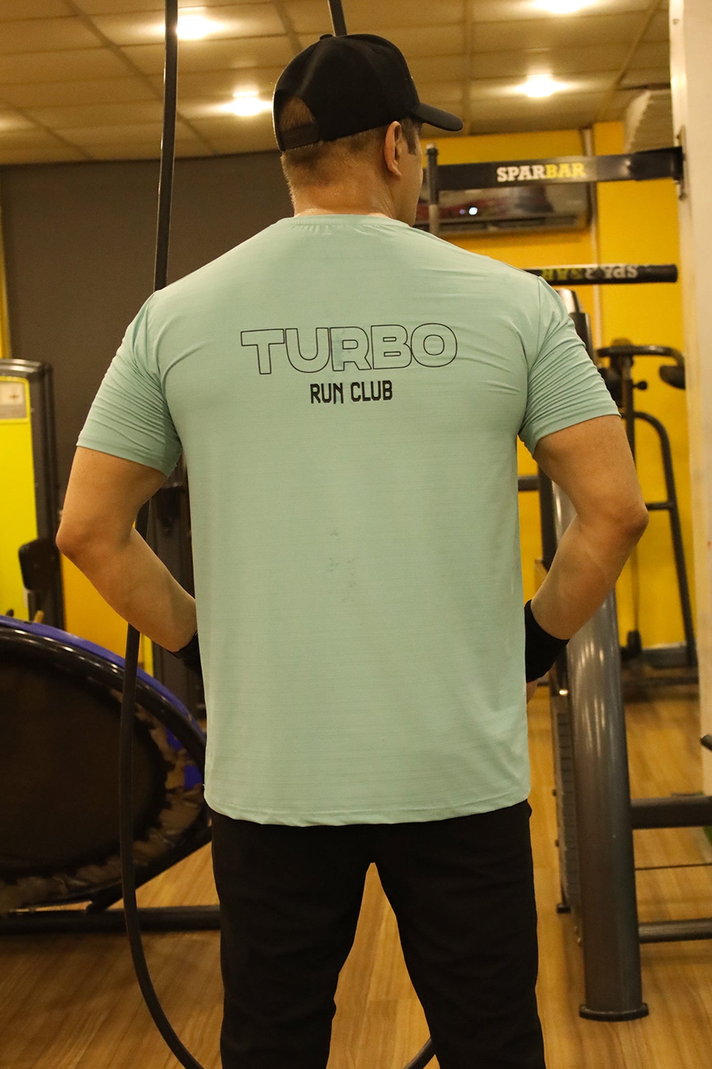 Turbo Run Club Airflow Cool Dry-Fit Tee In Sea Foam