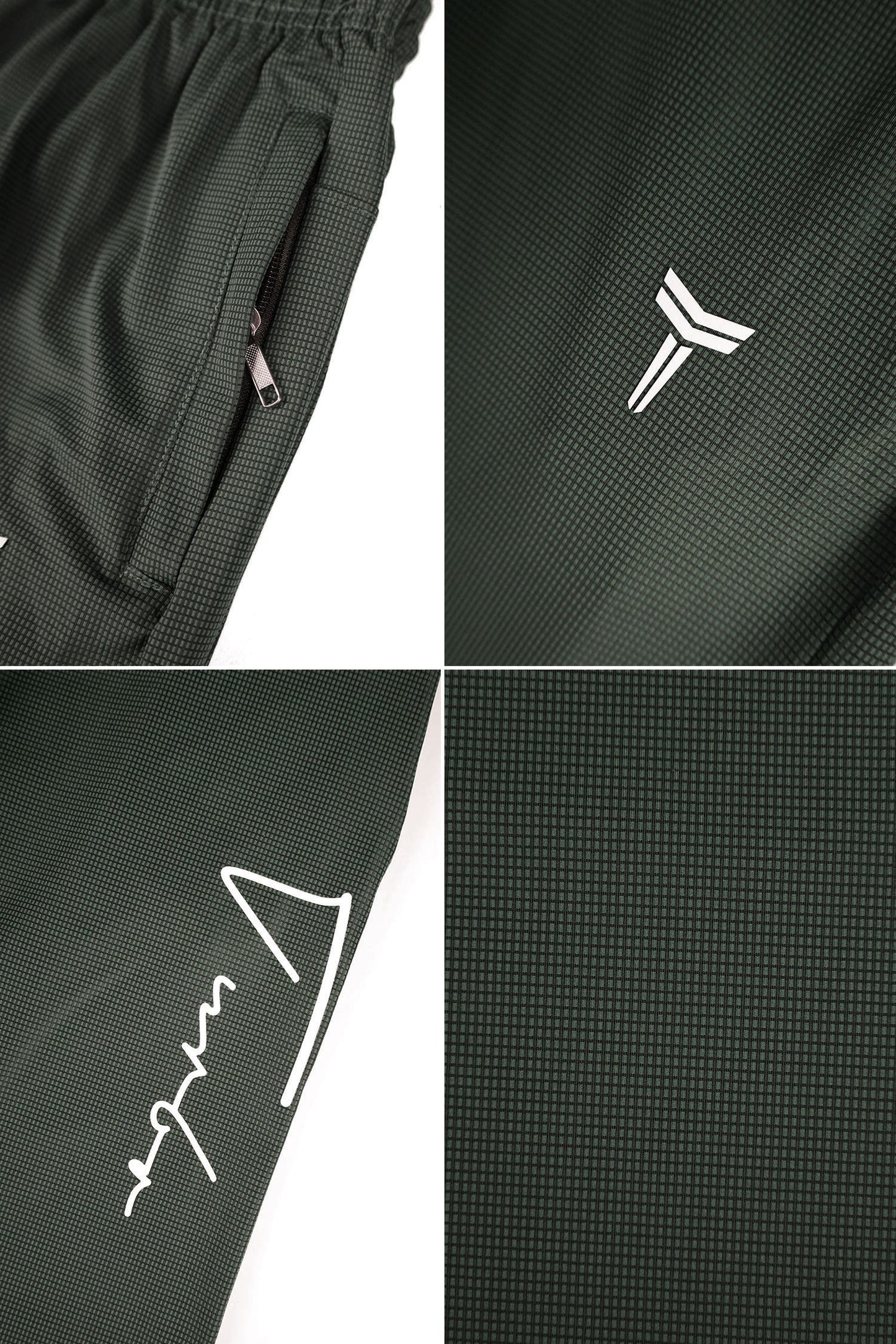 Turbo Autograph Series Dry-Fit Men's Shorts In Sage Green