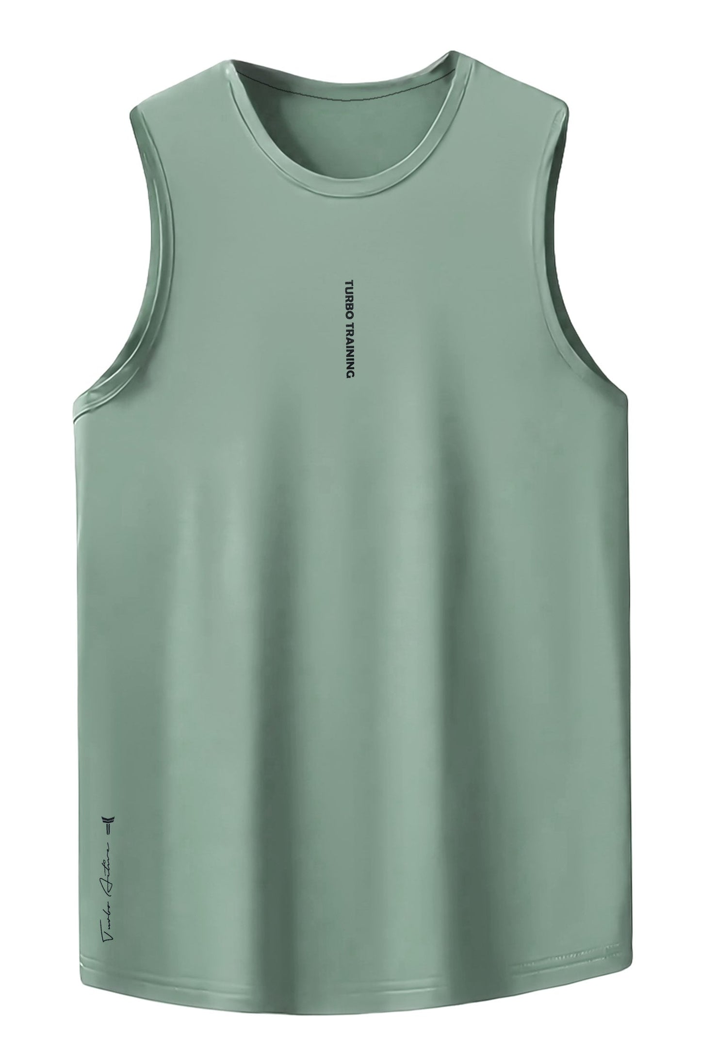Turbo 'Aesthetics' Physique Cut Men Sando In Sea Green