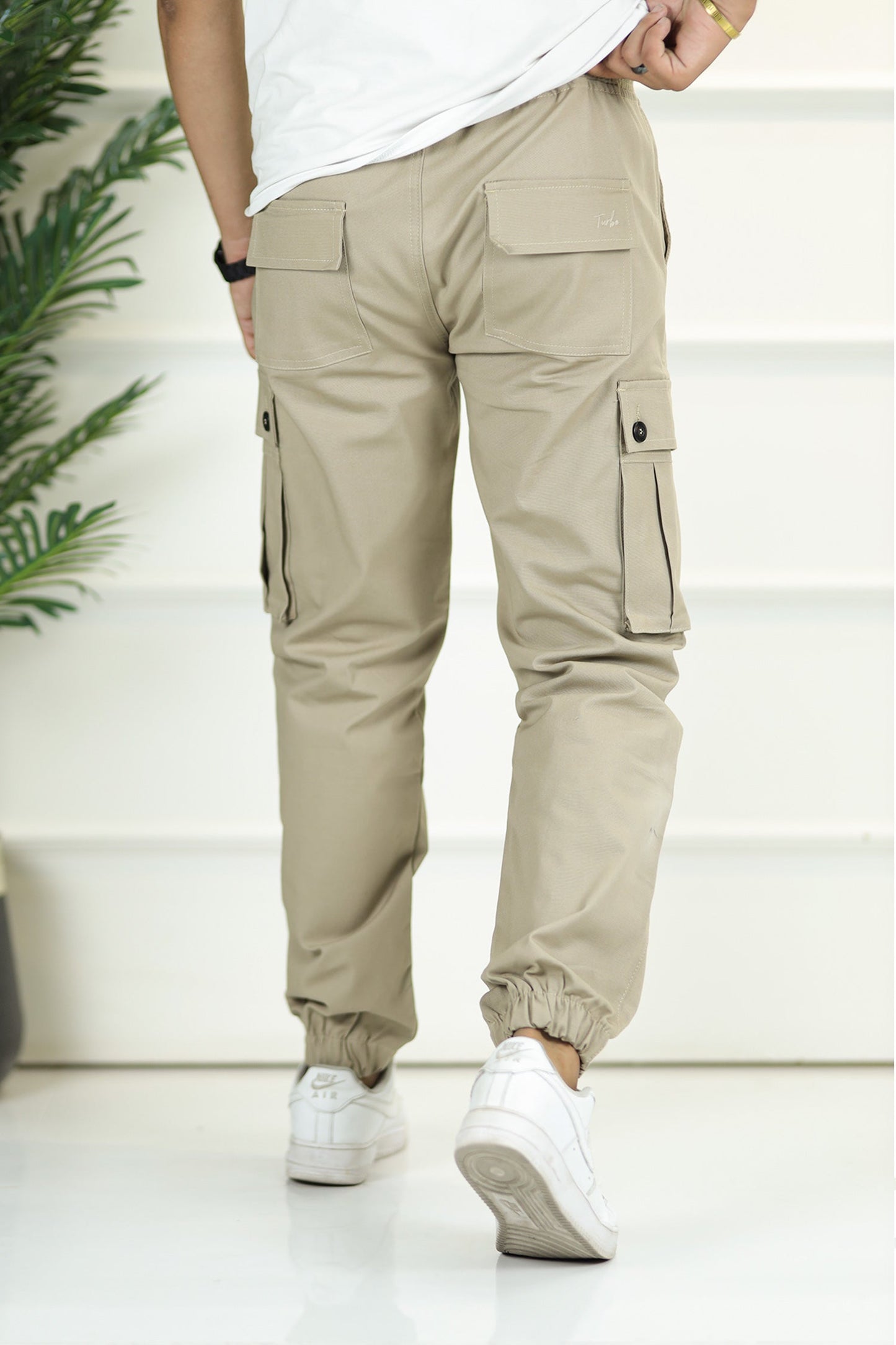 Turbo 6 Pockets Premium Cotton Gabardine Cargo Trouser