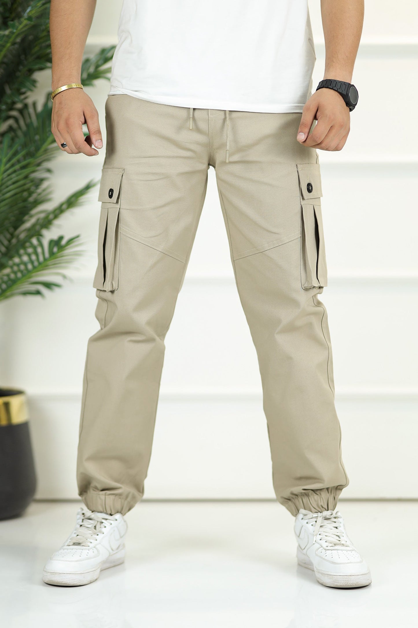 Turbo 6 Pockets Premium Cotton Gabardine Cargo Trouser