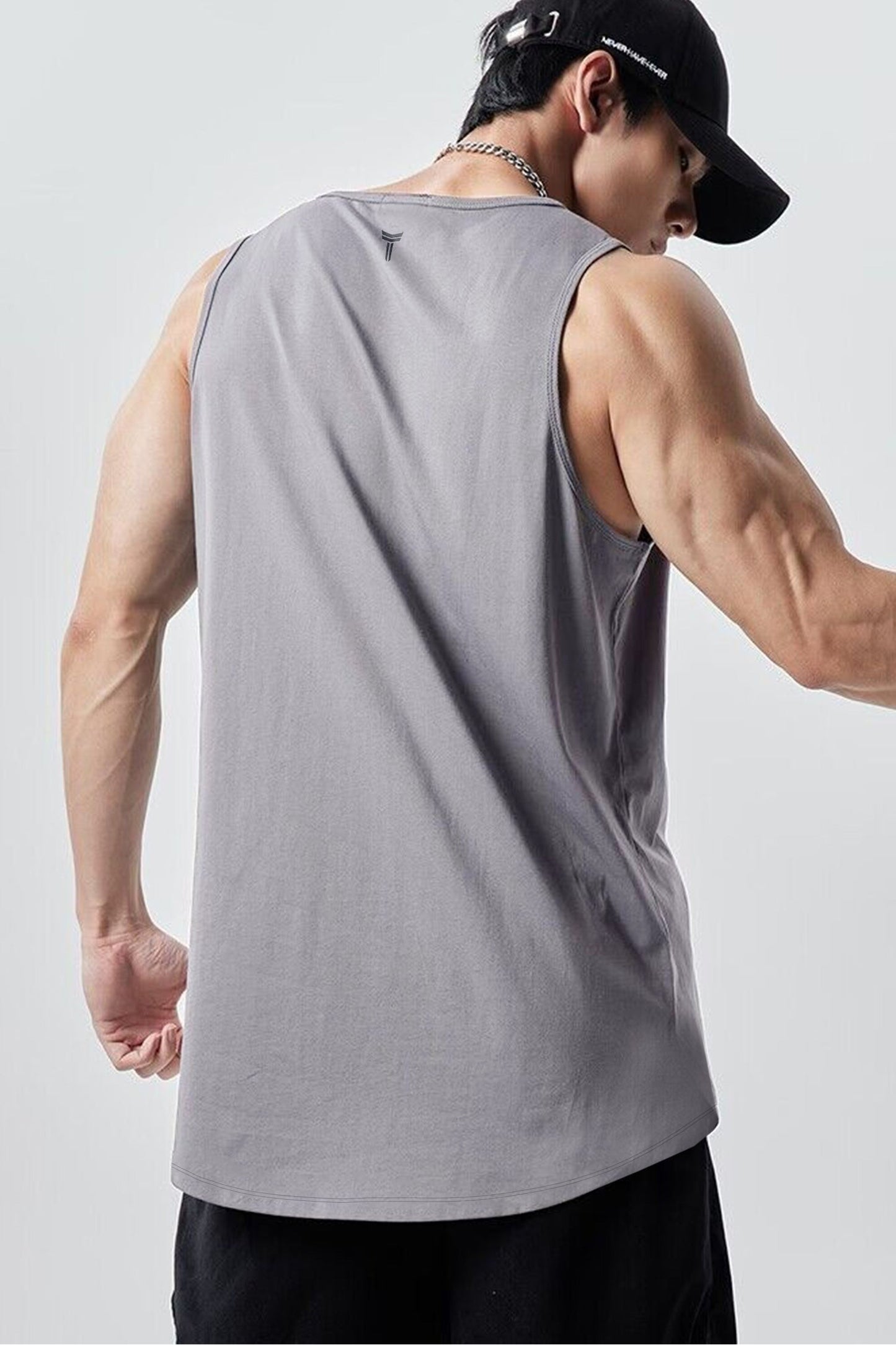 Turbo 'The Iron Grind' Performance Men Sando In Slate Grey
