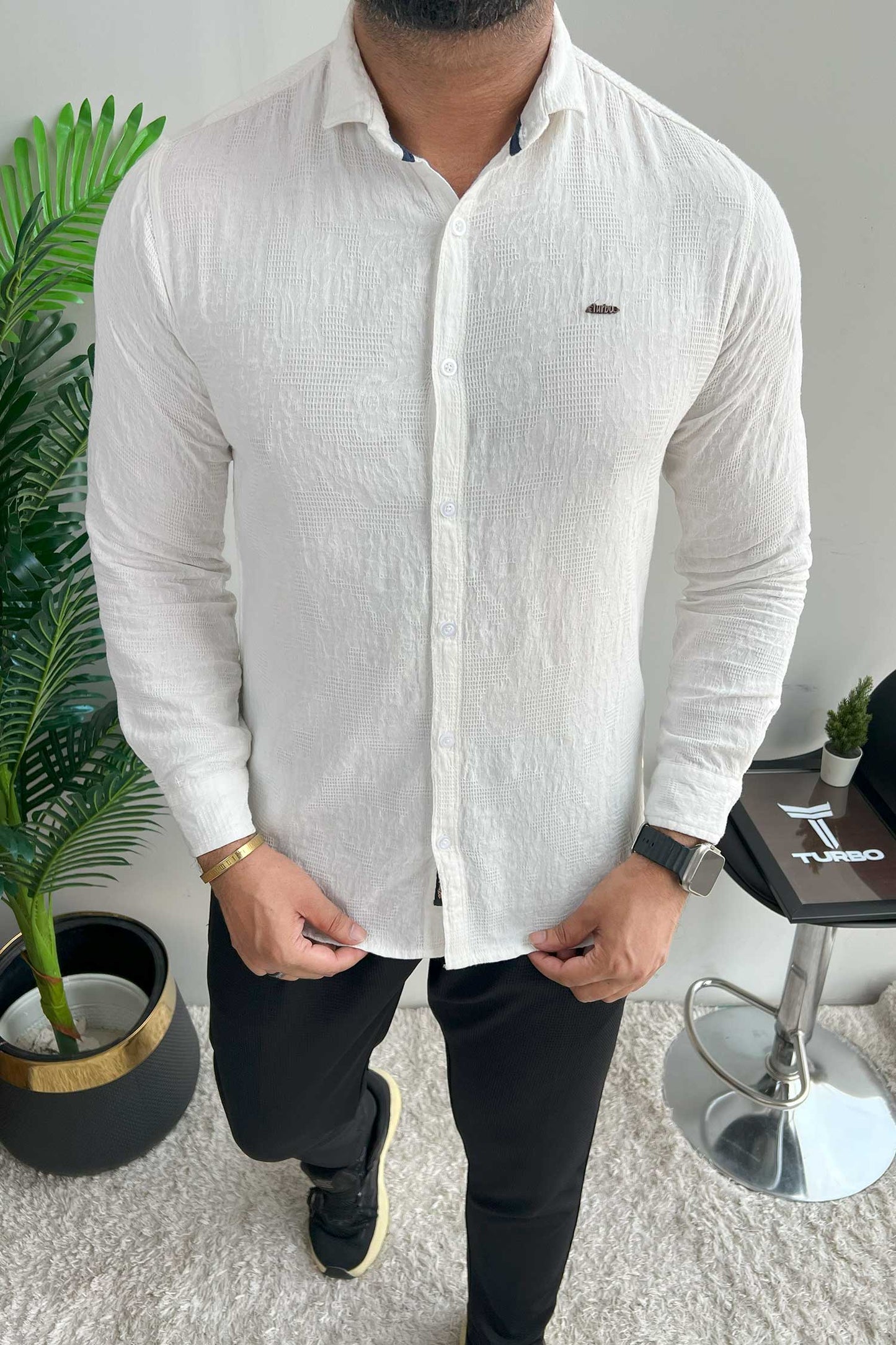 Fabrico Long Sleeve Cotton Casual Shirt