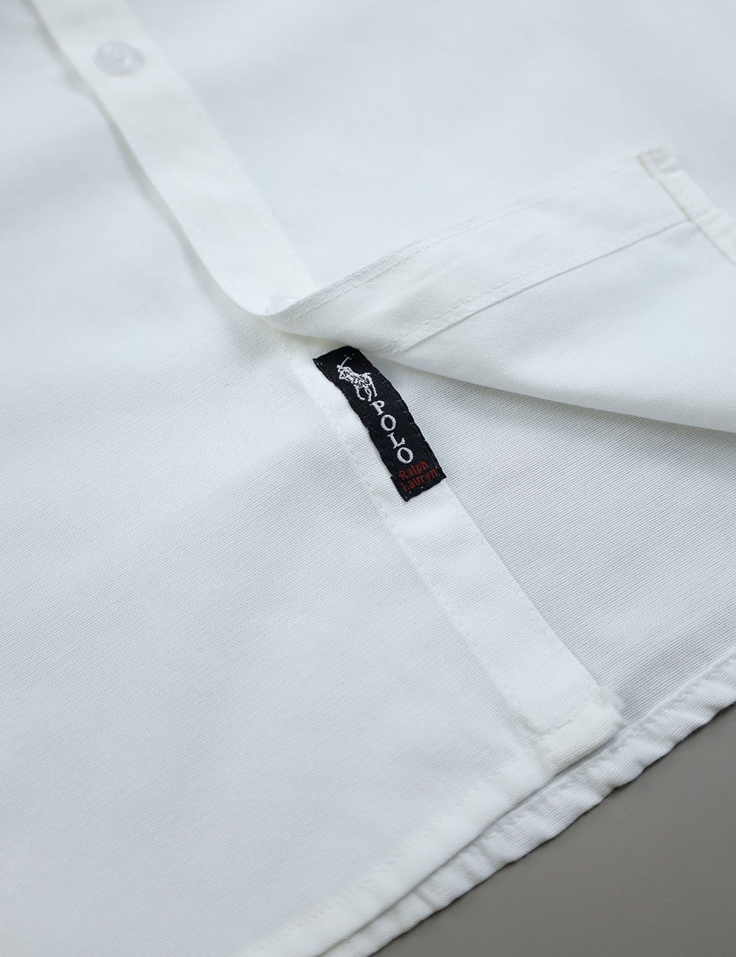 Polo Rph Lren Custom SlimFit Casual Shirt In White