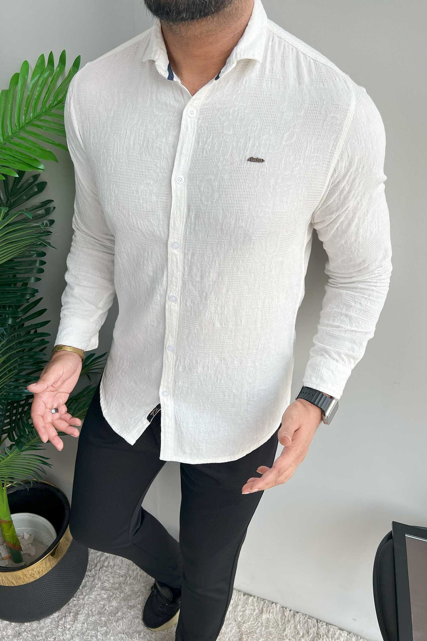Fabrico Long Sleeve Cotton Casual Shirt