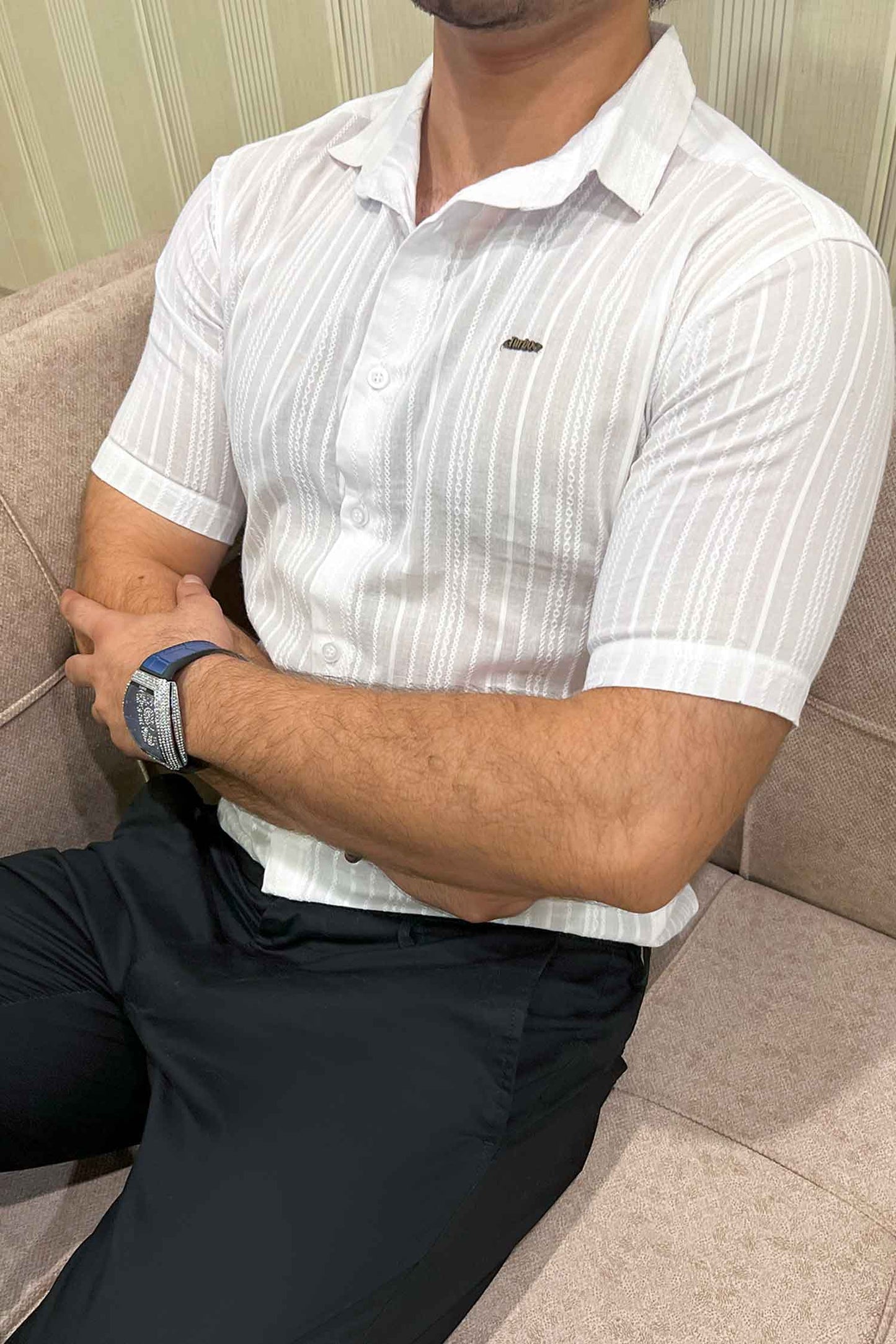 Turbo Textured Champ Casual Shirt