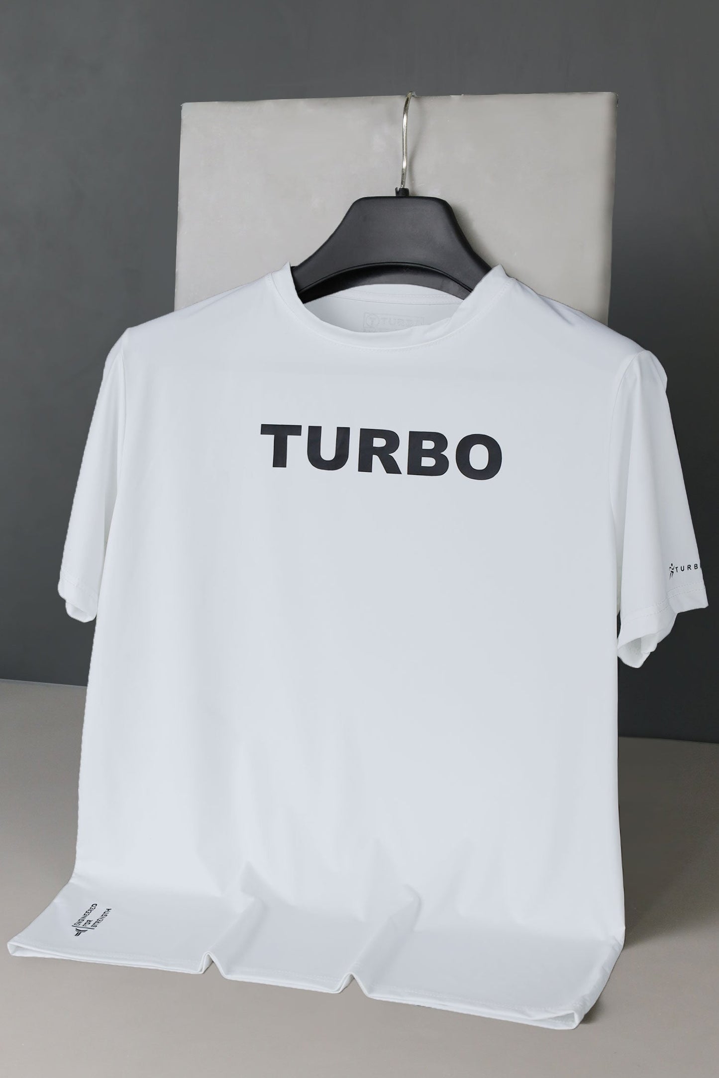 Turbo 'The Running Club' Performance Dry-Fit Tee In White