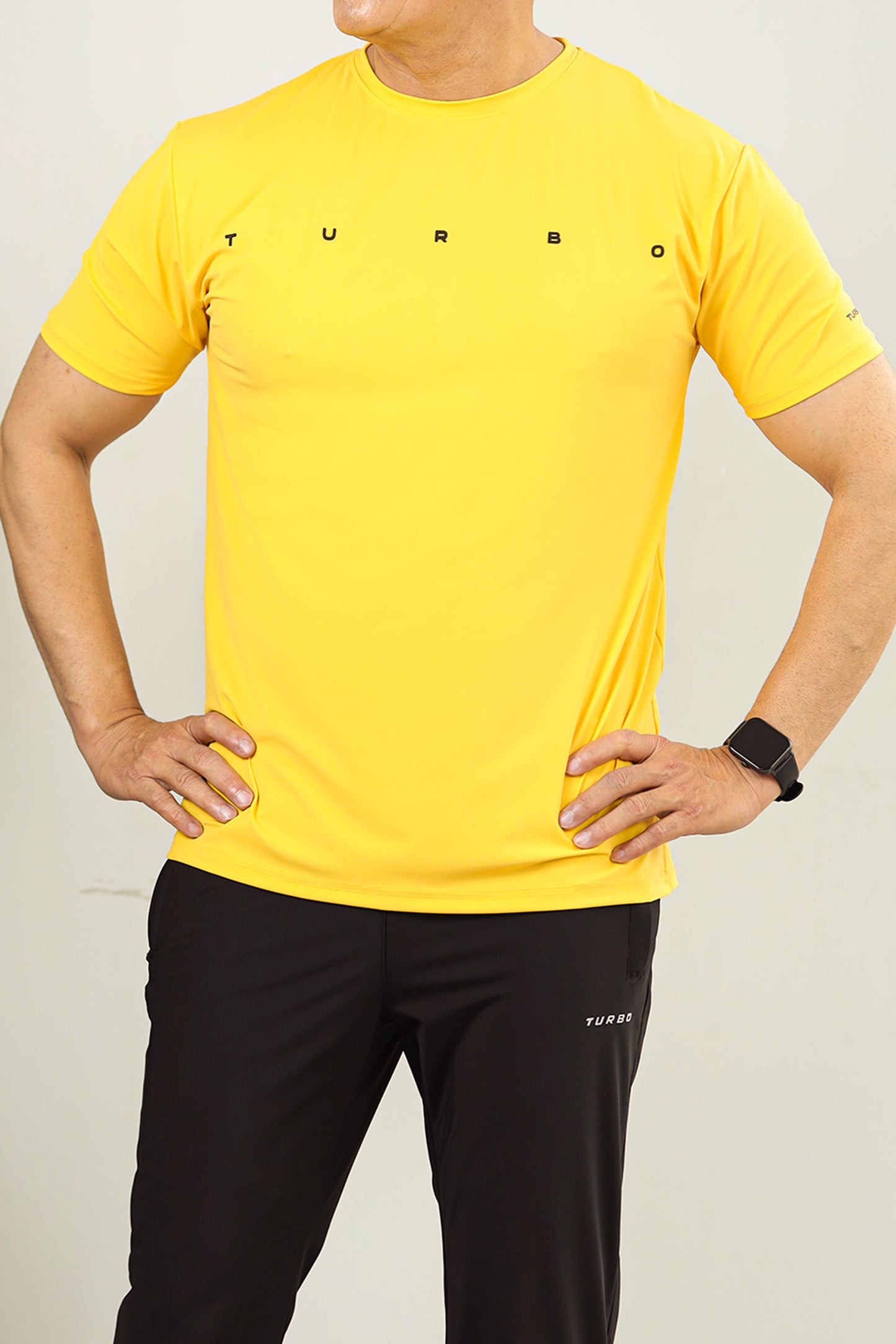 Turbo Multi-Sport Versatile Performance Dry-Fit Tee In Yellow