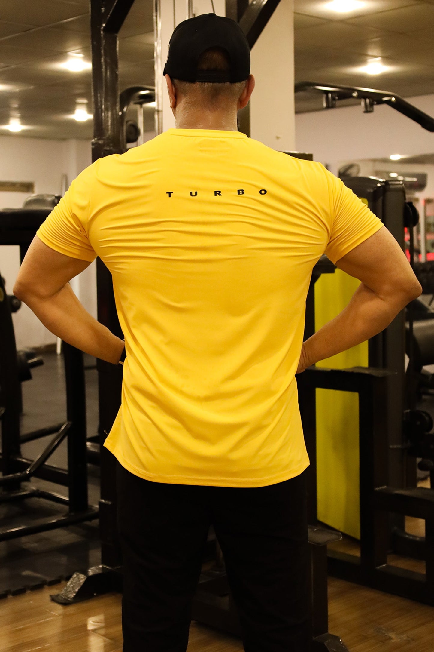 Turbo Multi-Sport Versatile Performance Dry-Fit Tee In Yellow