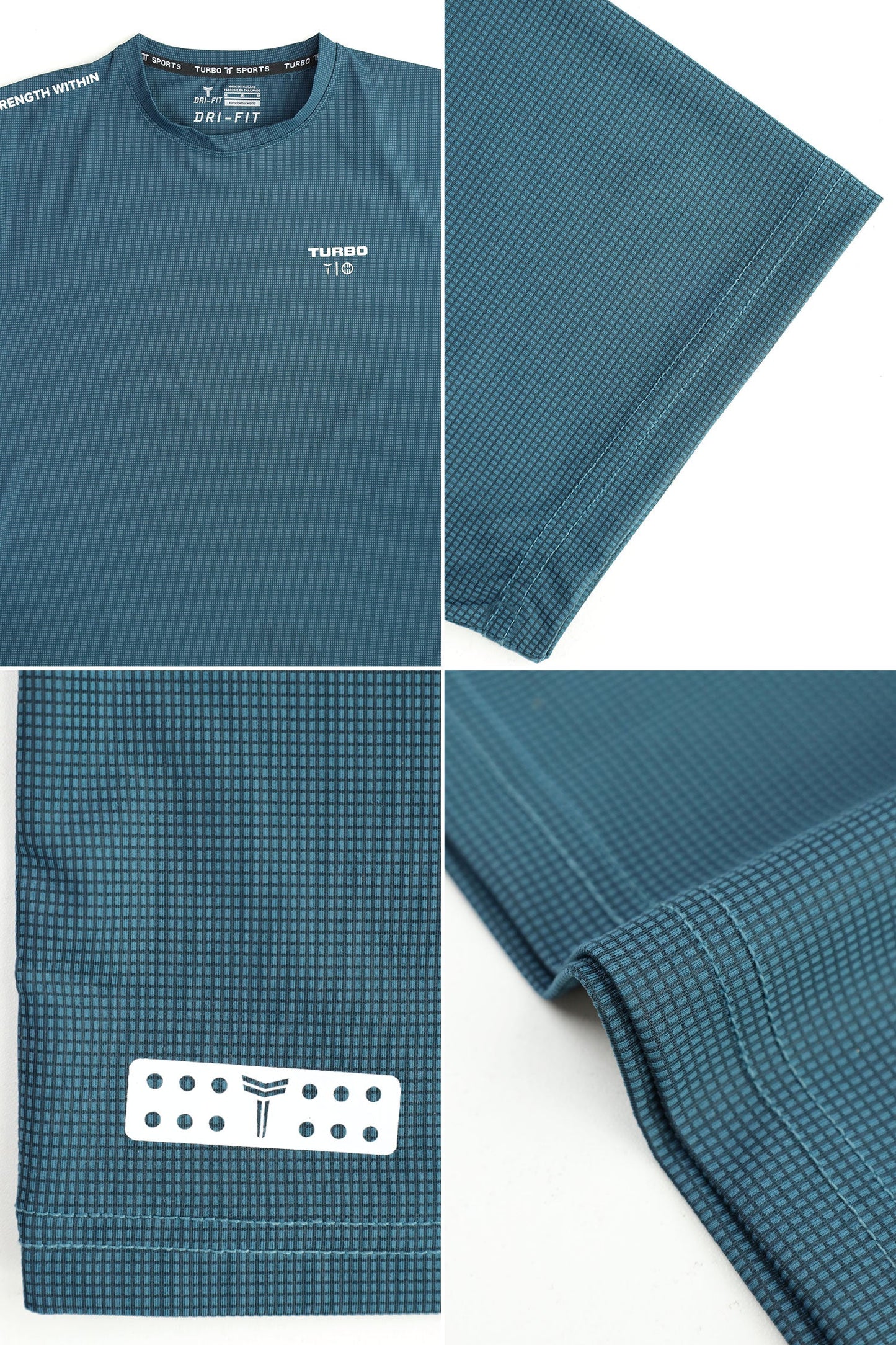 Turbo 'Strength Within' Performance Dry-Fit Tee In Zink