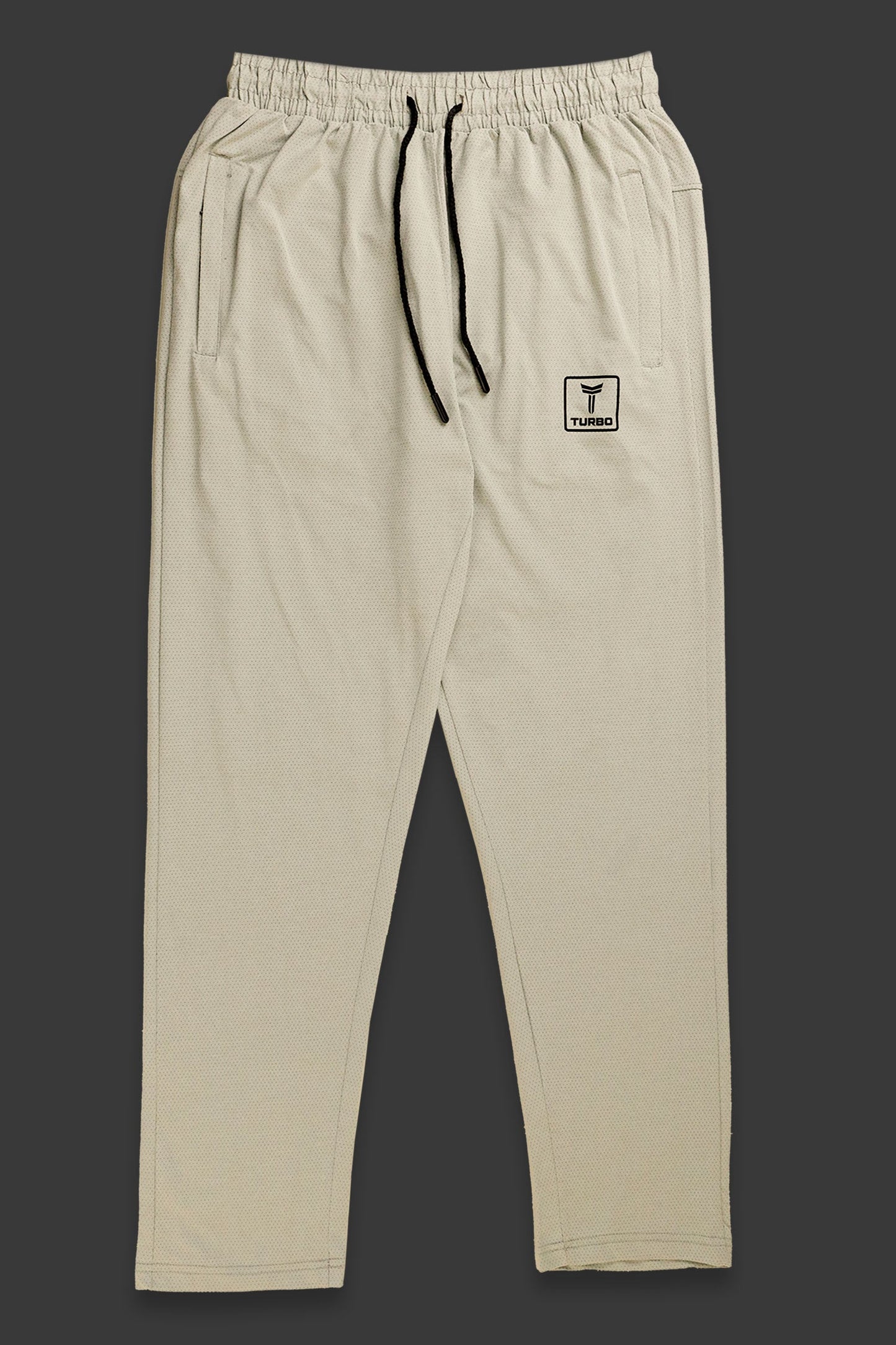 Turbo 'Fitness Club' Team Issue Sportswear Men's Dryfit Trouser In Beige