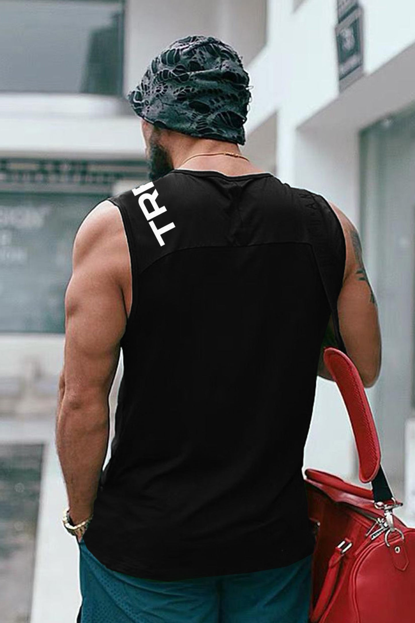 Turbo 'Athletics' Division Men Sando In Black