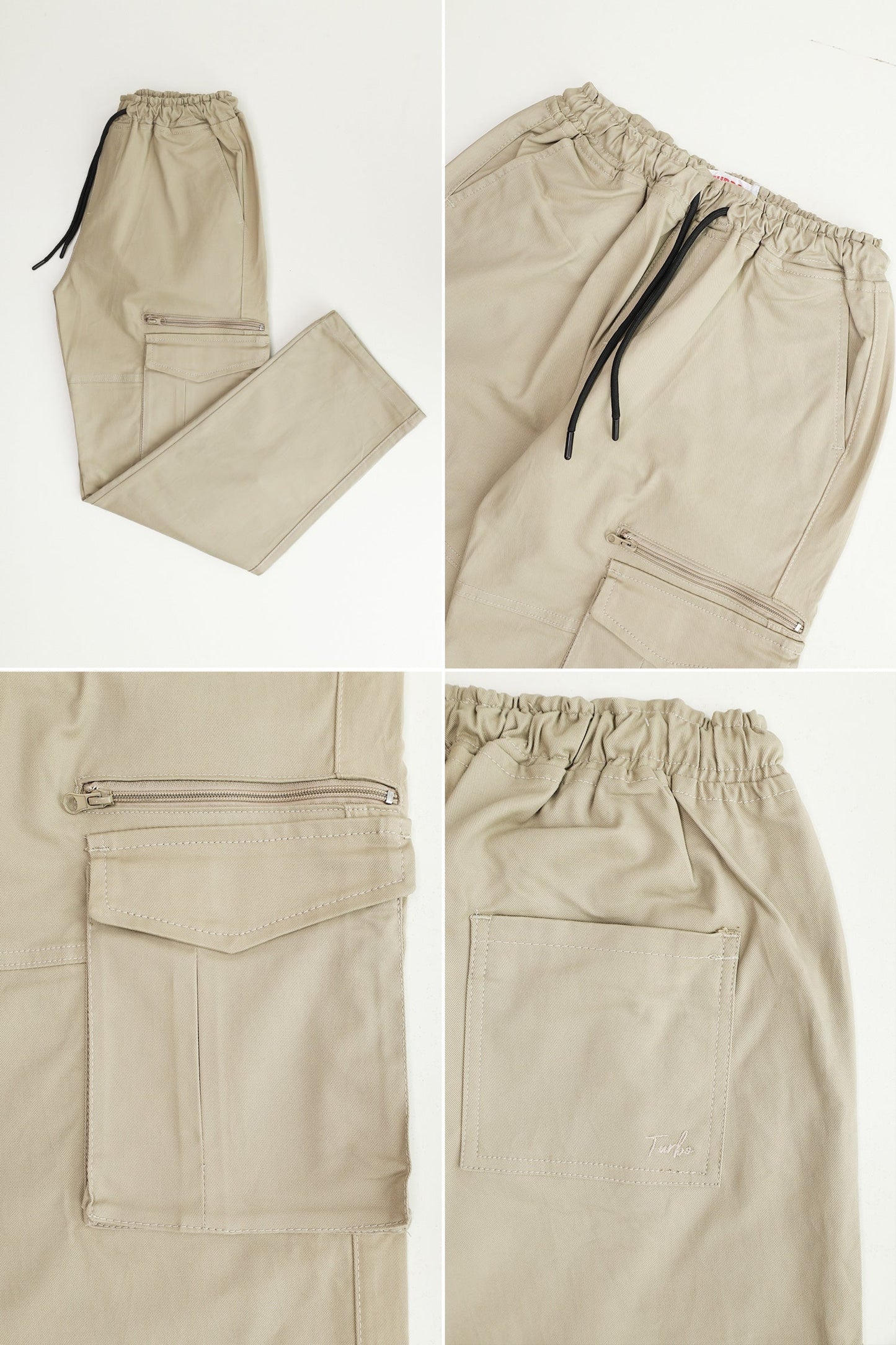 Turbo 'Recon' Division Zip-Detail Loose Bottom Cargo Trouser