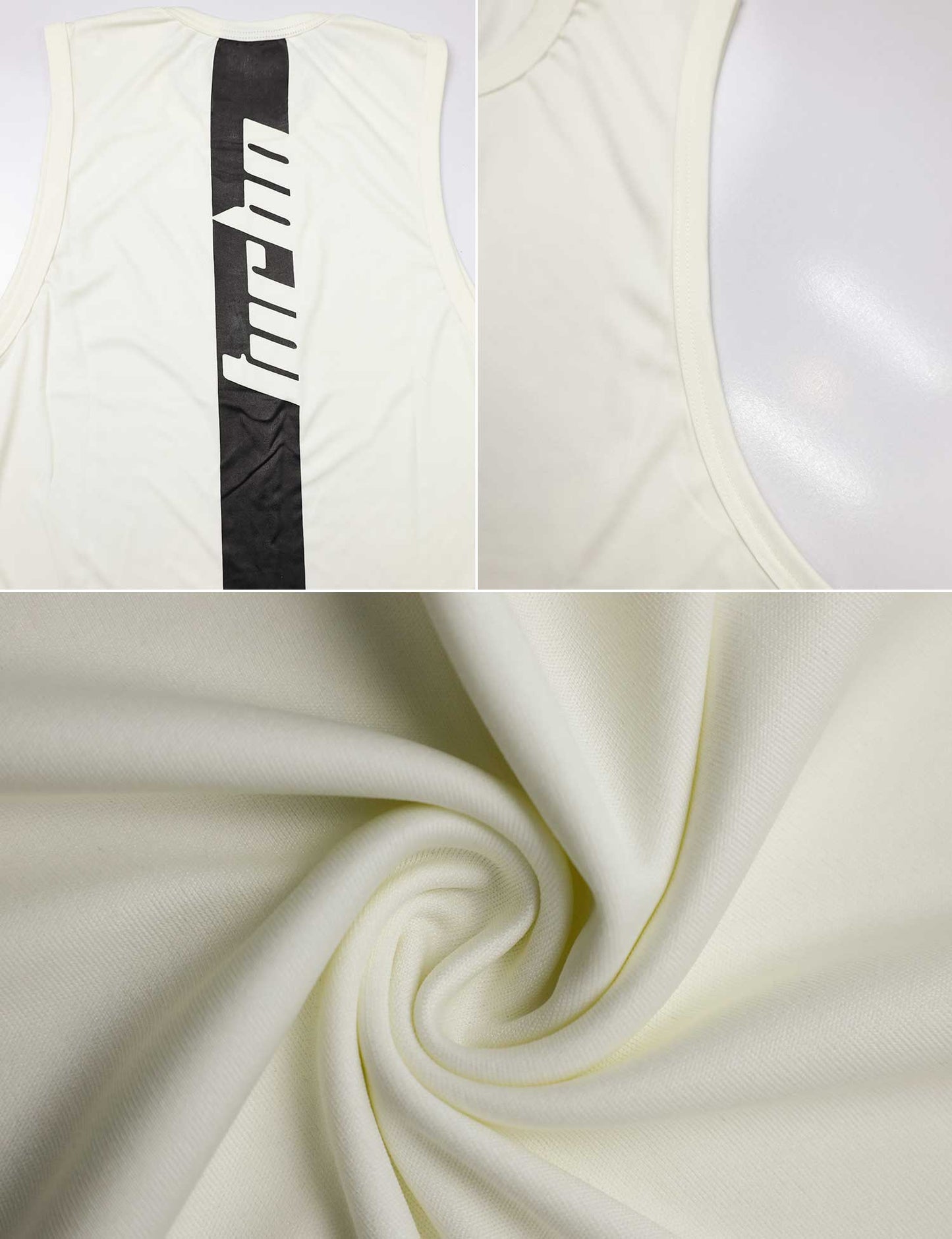 Turbo 'Aesthetics' Physique Cut Men Sando In Off White