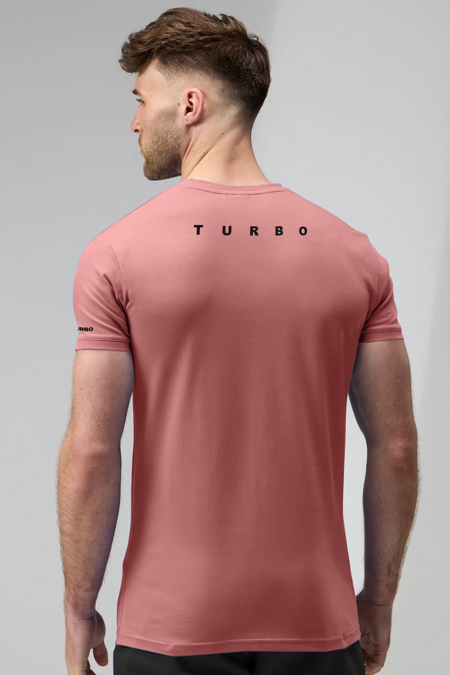 Turbo Multi-Sport Versatile Performance Dry-Fit Tee In Pastel Pink