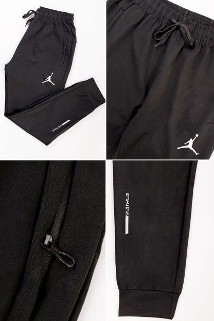 Jrdn 'Flight-Ready' Kinetic Stretch SlimFit Trouser In Black