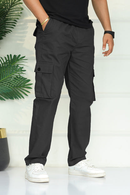 Turbo's 6 Pockets Loose Bottom Cargo Trouser